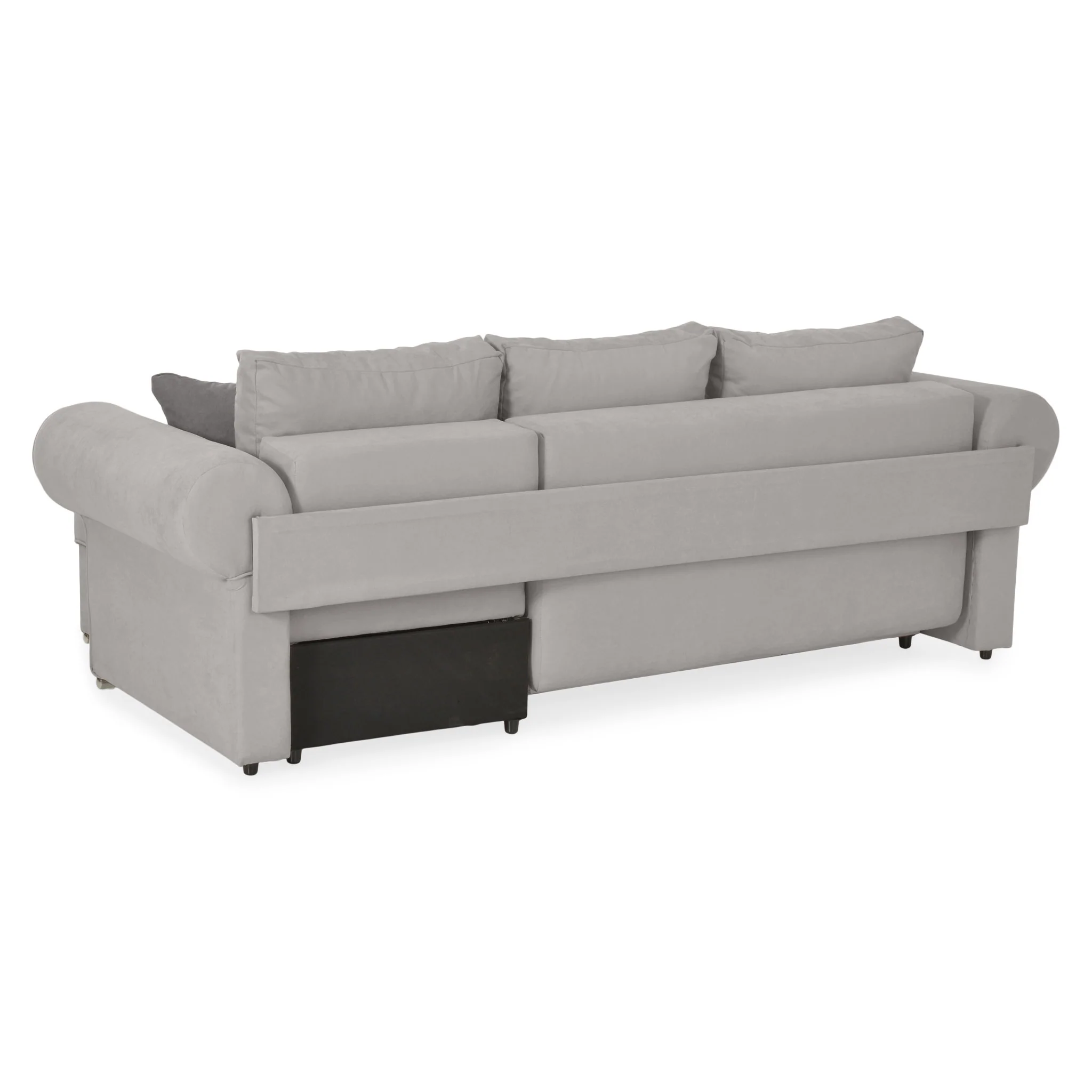 AMIRA Canapea extensibilă, 3 locuri, șezlong interschimbabil, stofă - Image 116