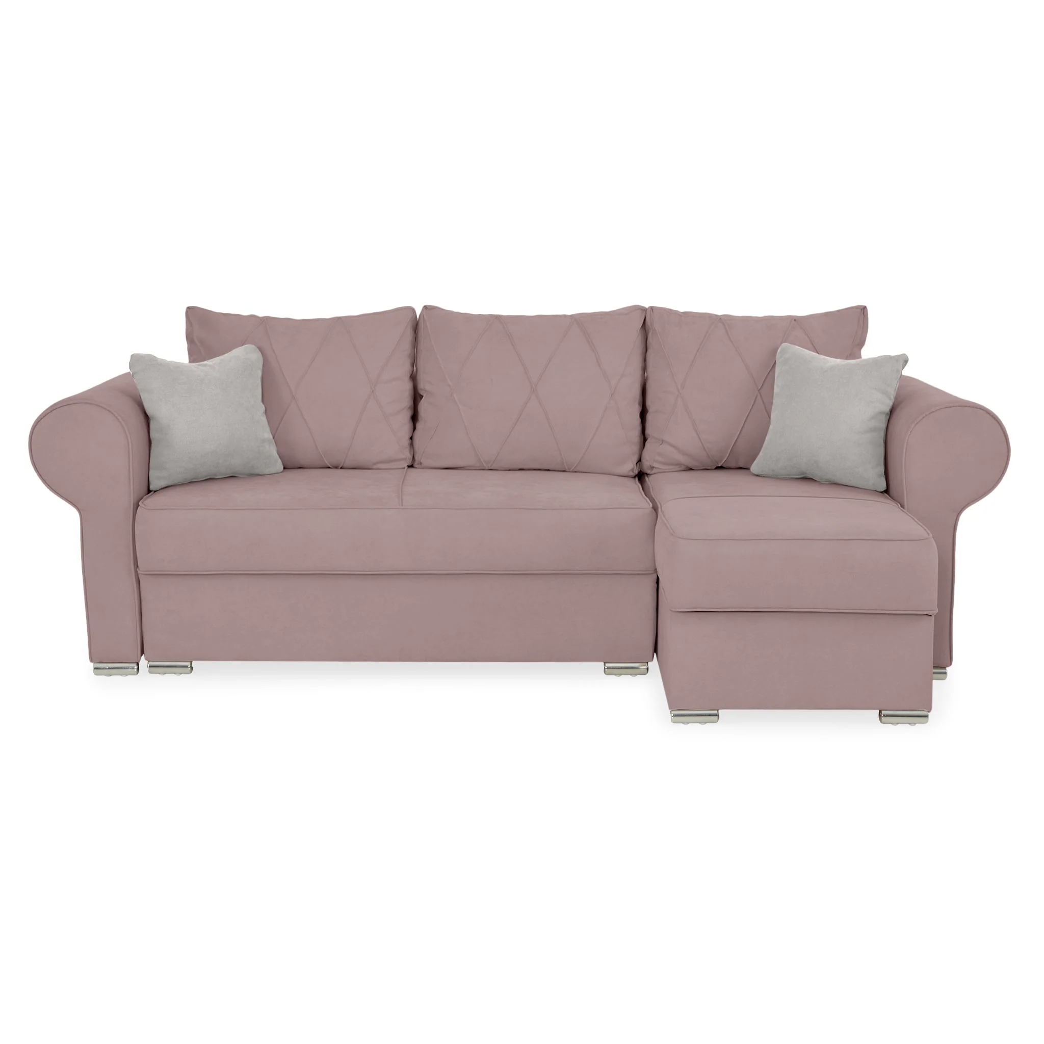 AMIRA Canapea extensibilă, 3 locuri, șezlong interschimbabil, stofă - Image 44