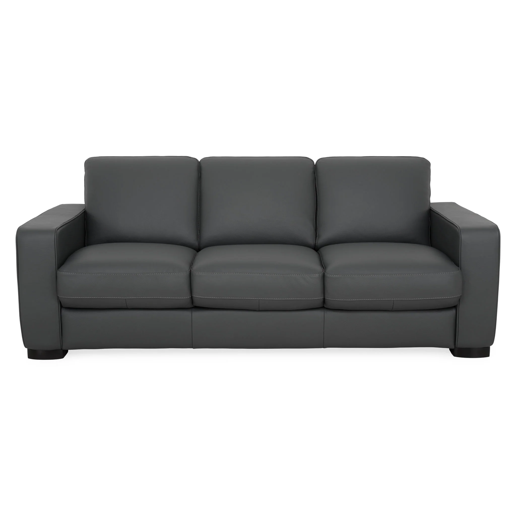 POLO Canapea extensibilă, 3 locuri, piele