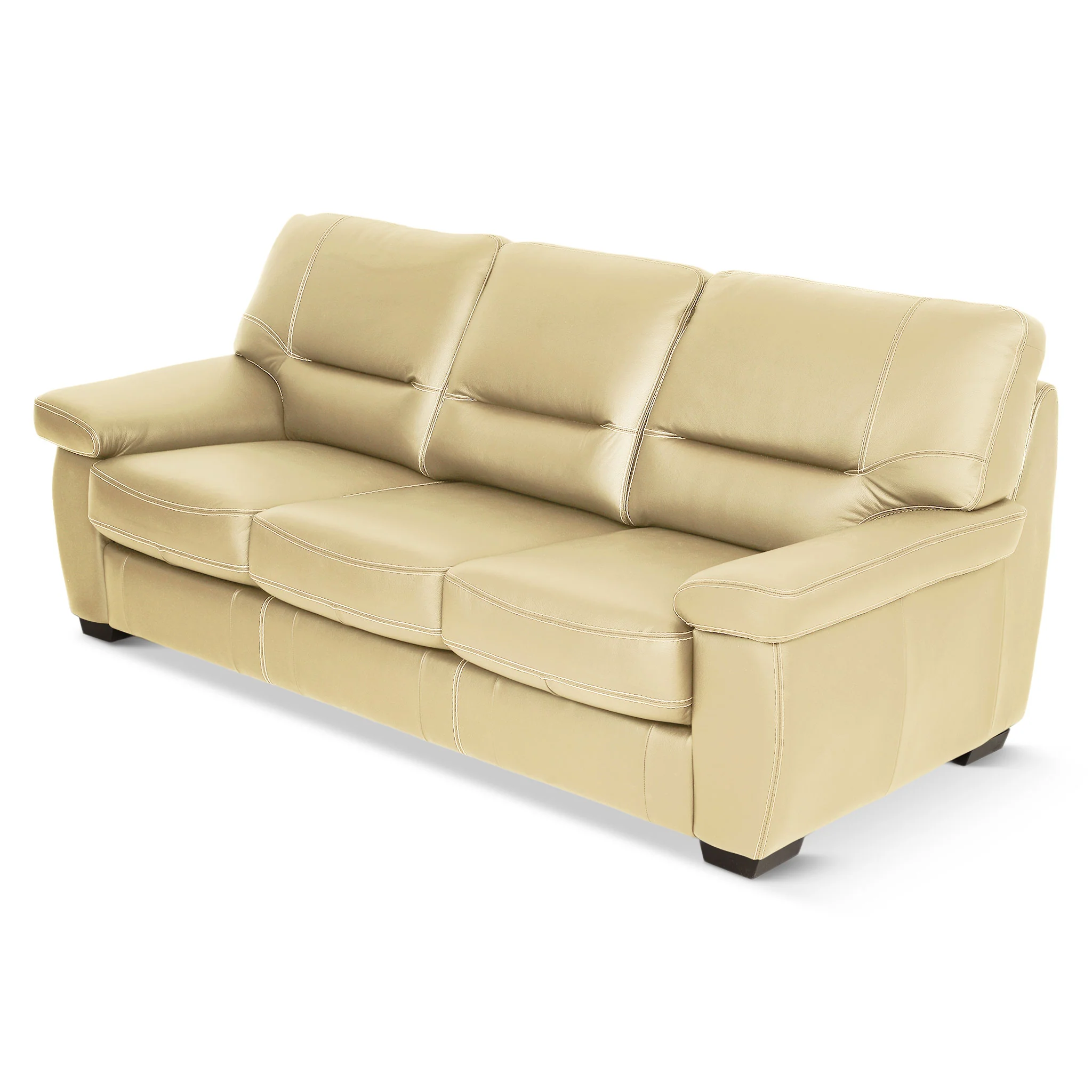 SENA Canapea extensibilă 3 locuri, piele - Image 31