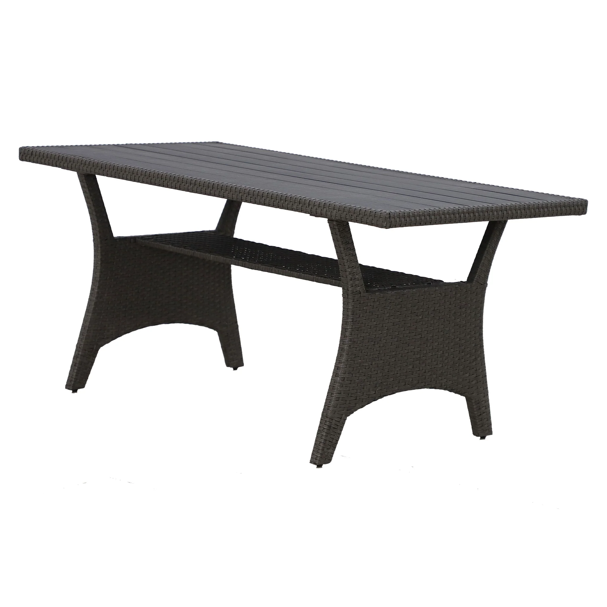 BAXTER Set mobilier terasă/grădină, 2 fotolii, canapea 3 locuri, 2 taburete și măsuță - Image 15