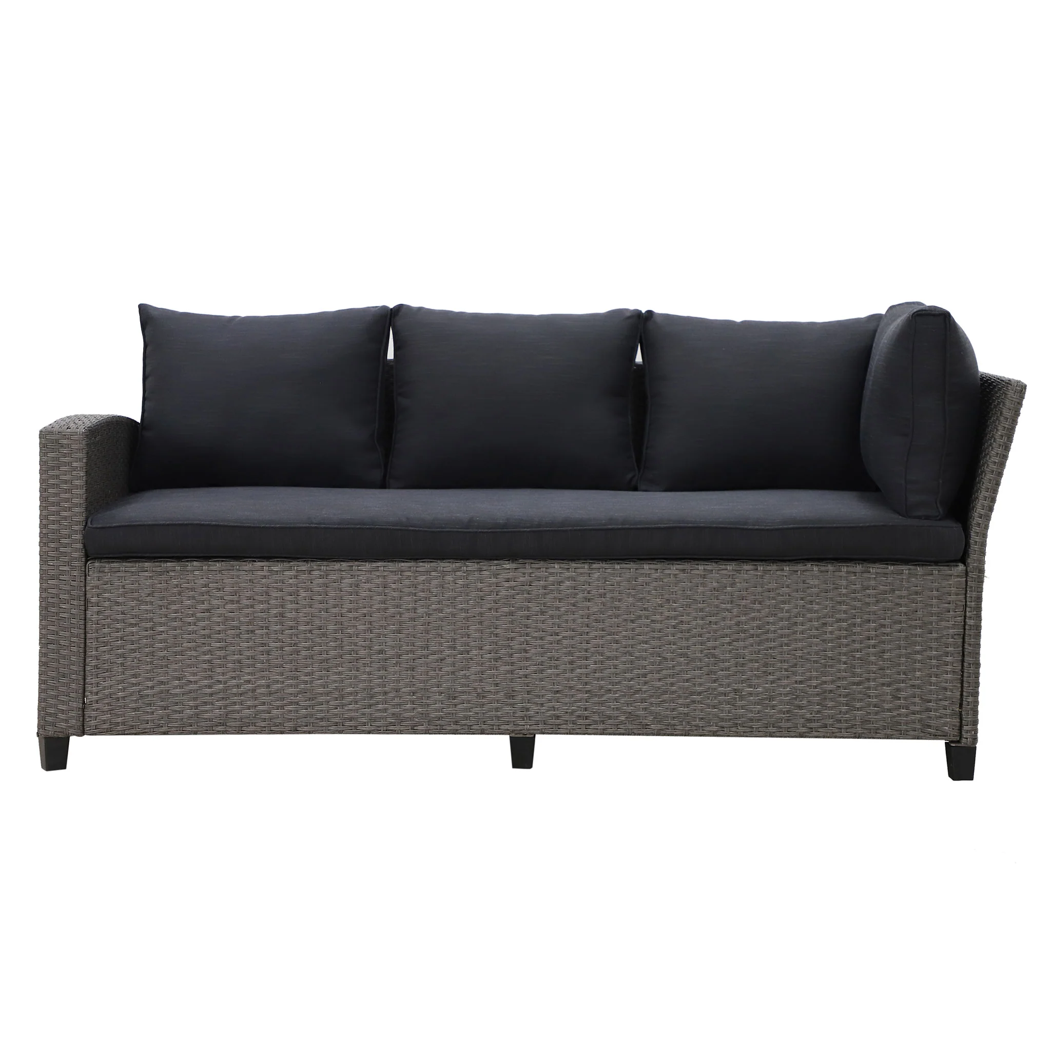 BAXTER Set mobilier terasă/gădină, colțar, masă, 2 taburete - Image 22