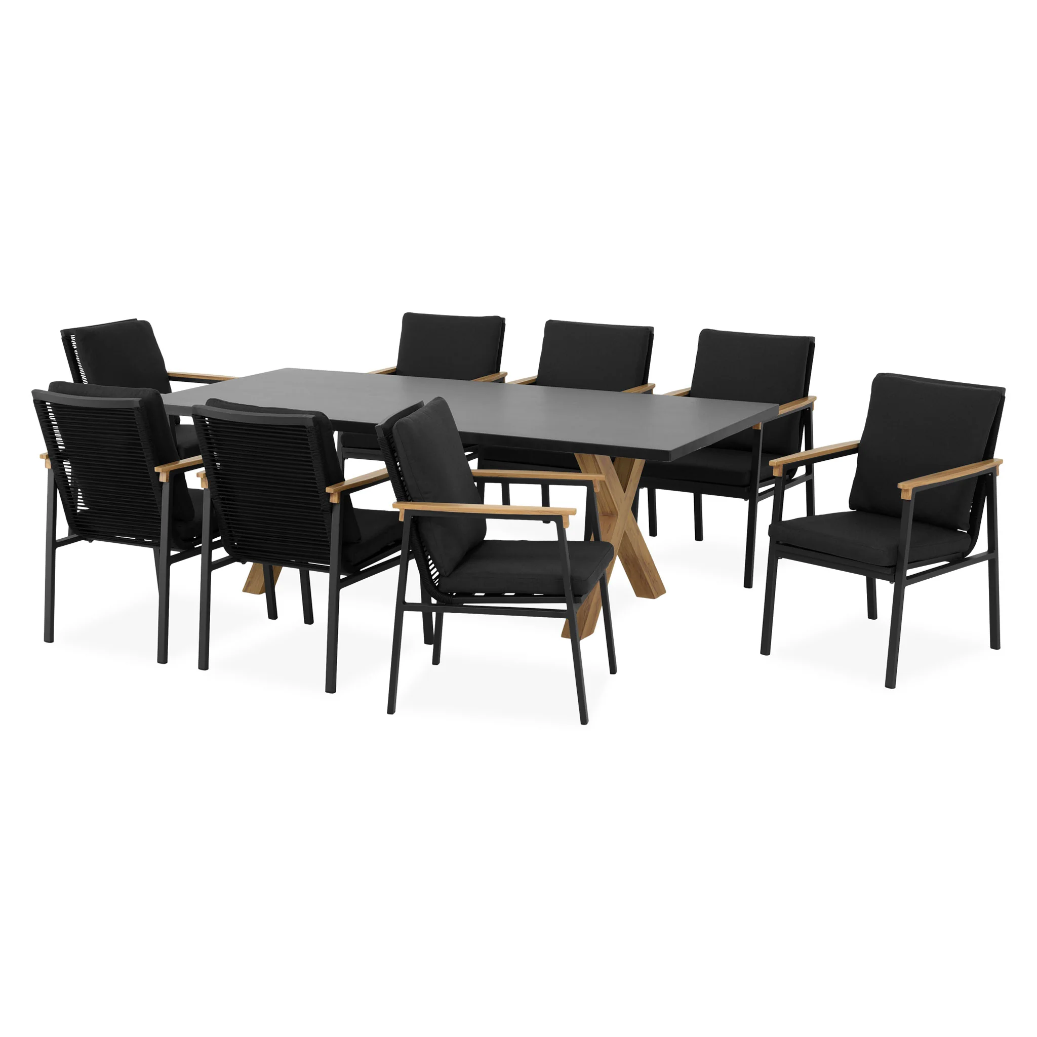 ALESSIA Set mobilier terasă/grădină, 8 scaune și masă - Image 10