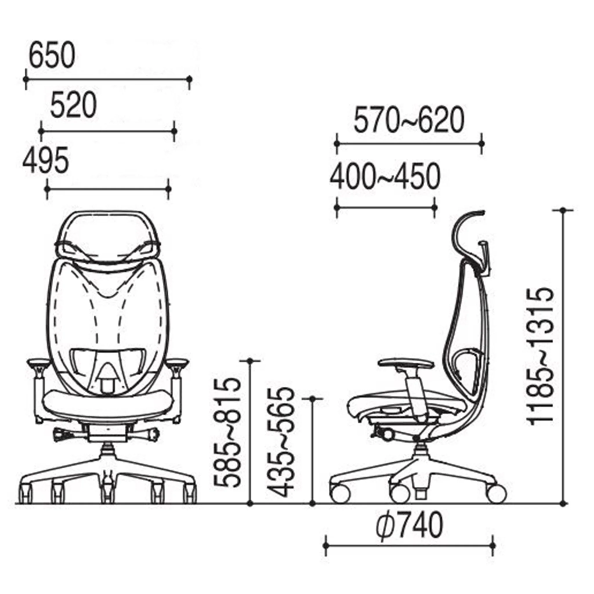 SABRINA Scaun ergonomic birou - Image 29