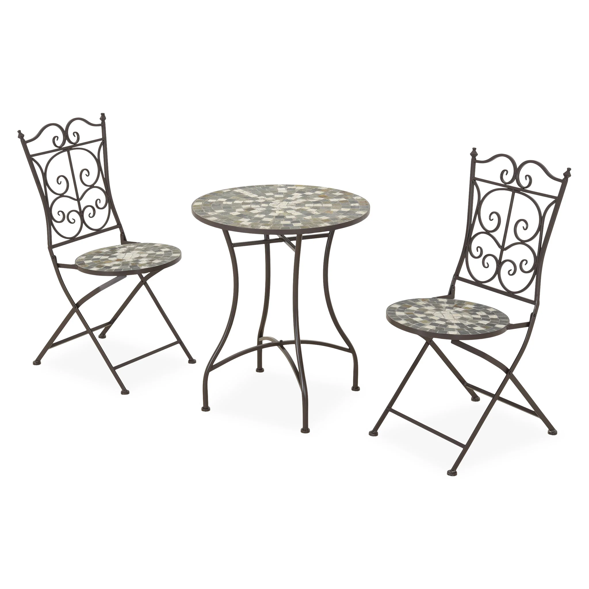 SIENNA Set mobilier terasă/grădină, 2 scaune și masă - Image 3
