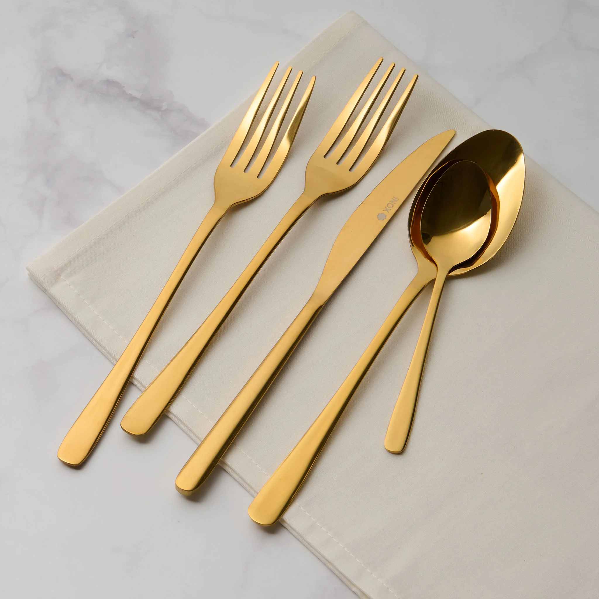 BEAN Set tacâmuri, 24 piese, inox - Image 40