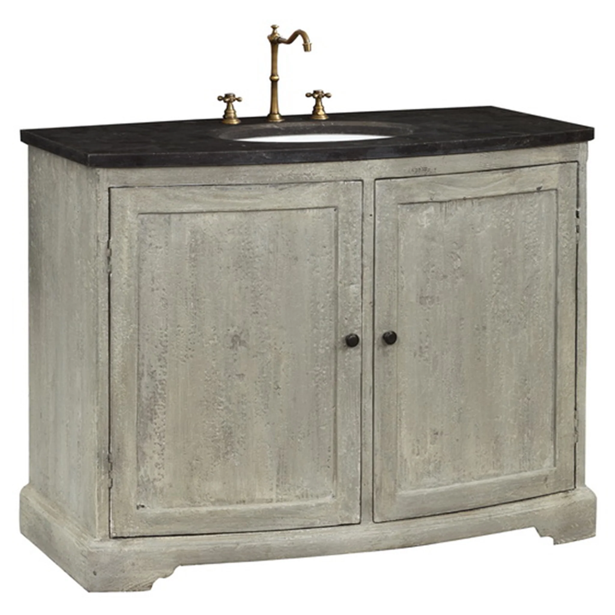 CORNISH Set mobilier baie, mască lavoar, top marmură, lavoar ceramic - Image 2