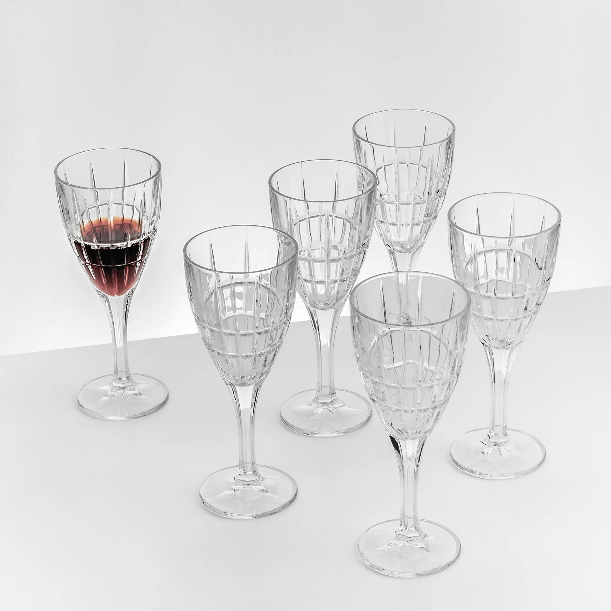 DOVER Set 6 pahare vin roșu, 320ml