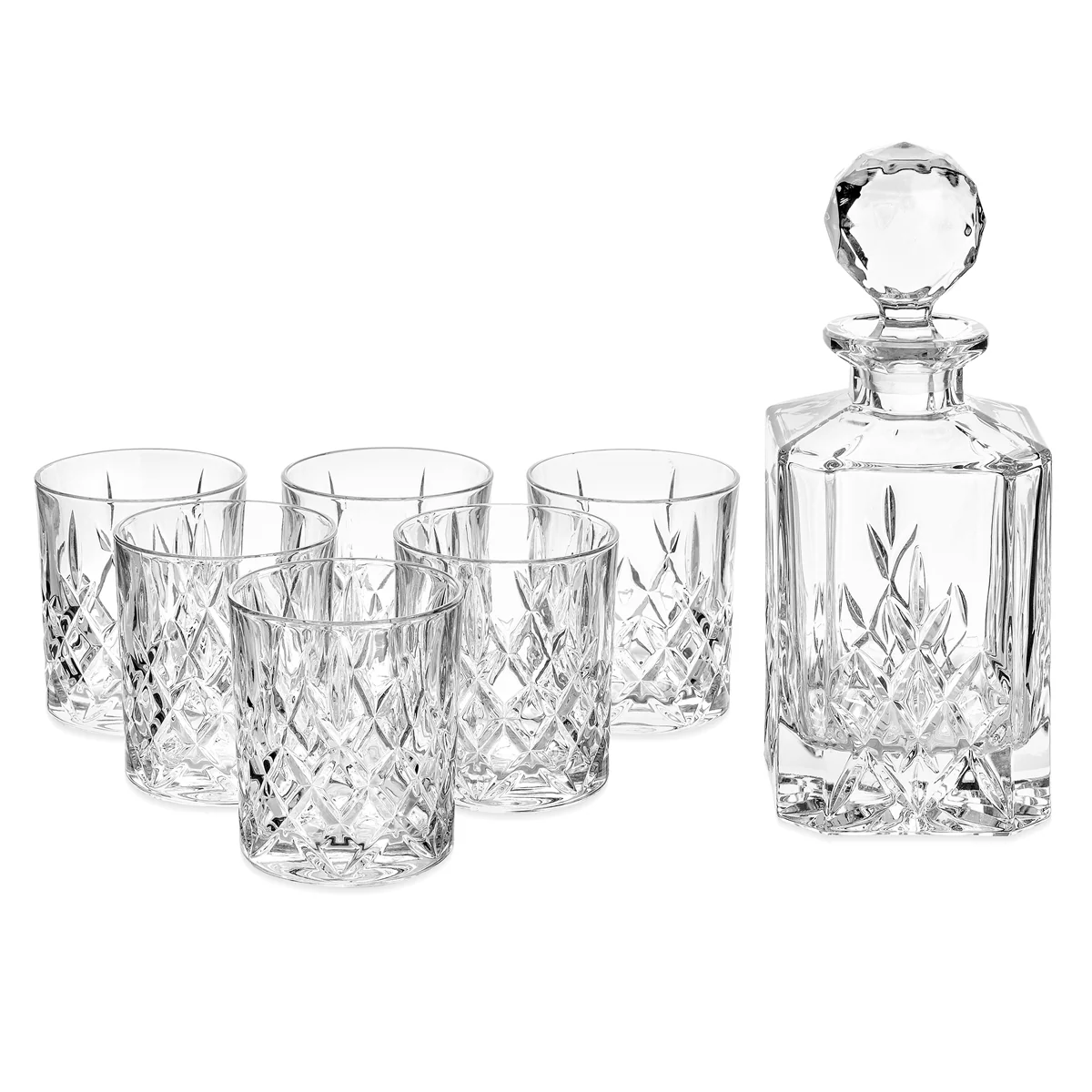 BRIXTON Set decantor și 6 pahare whisky, cristal - Image 5