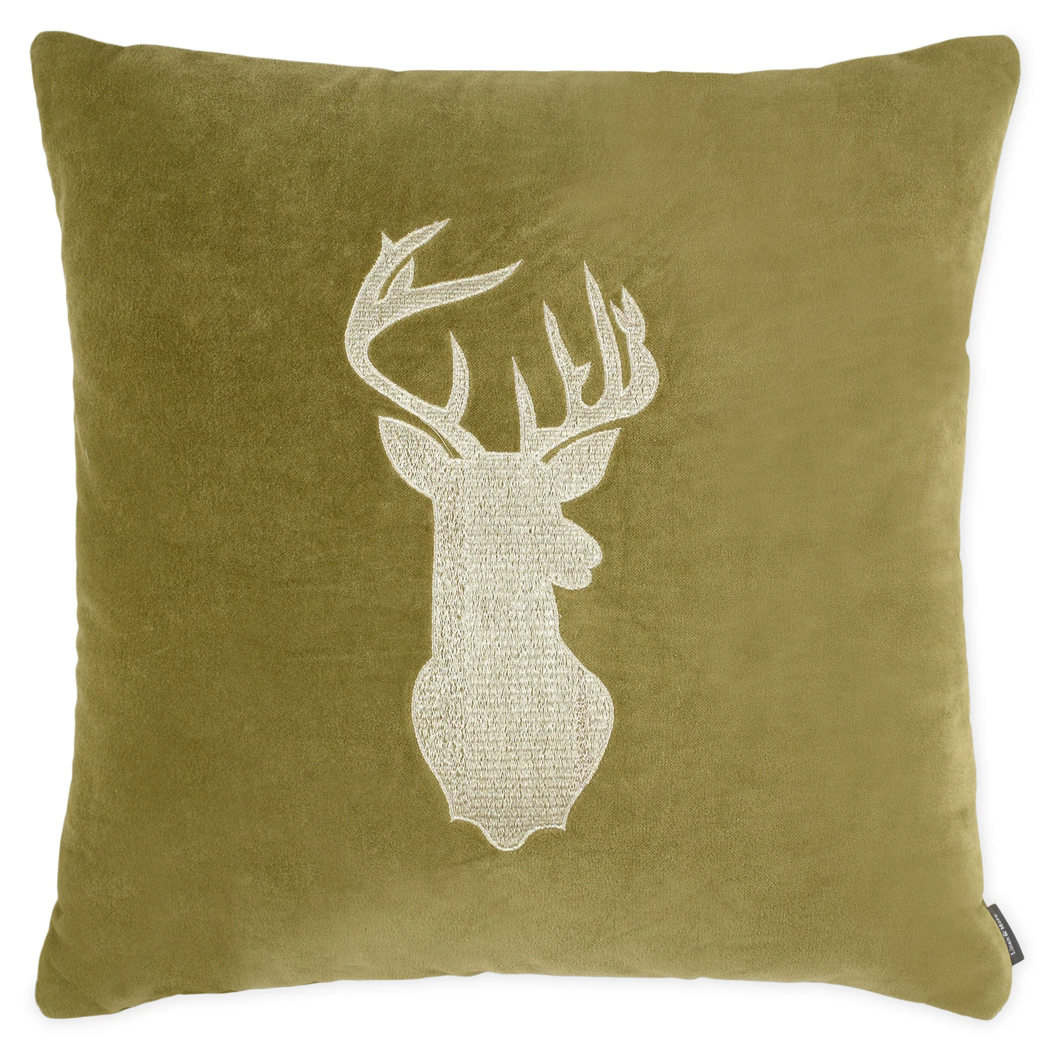 EMBROIDERED REINDEER Pernă decorativă, 45x45cm - Image 5