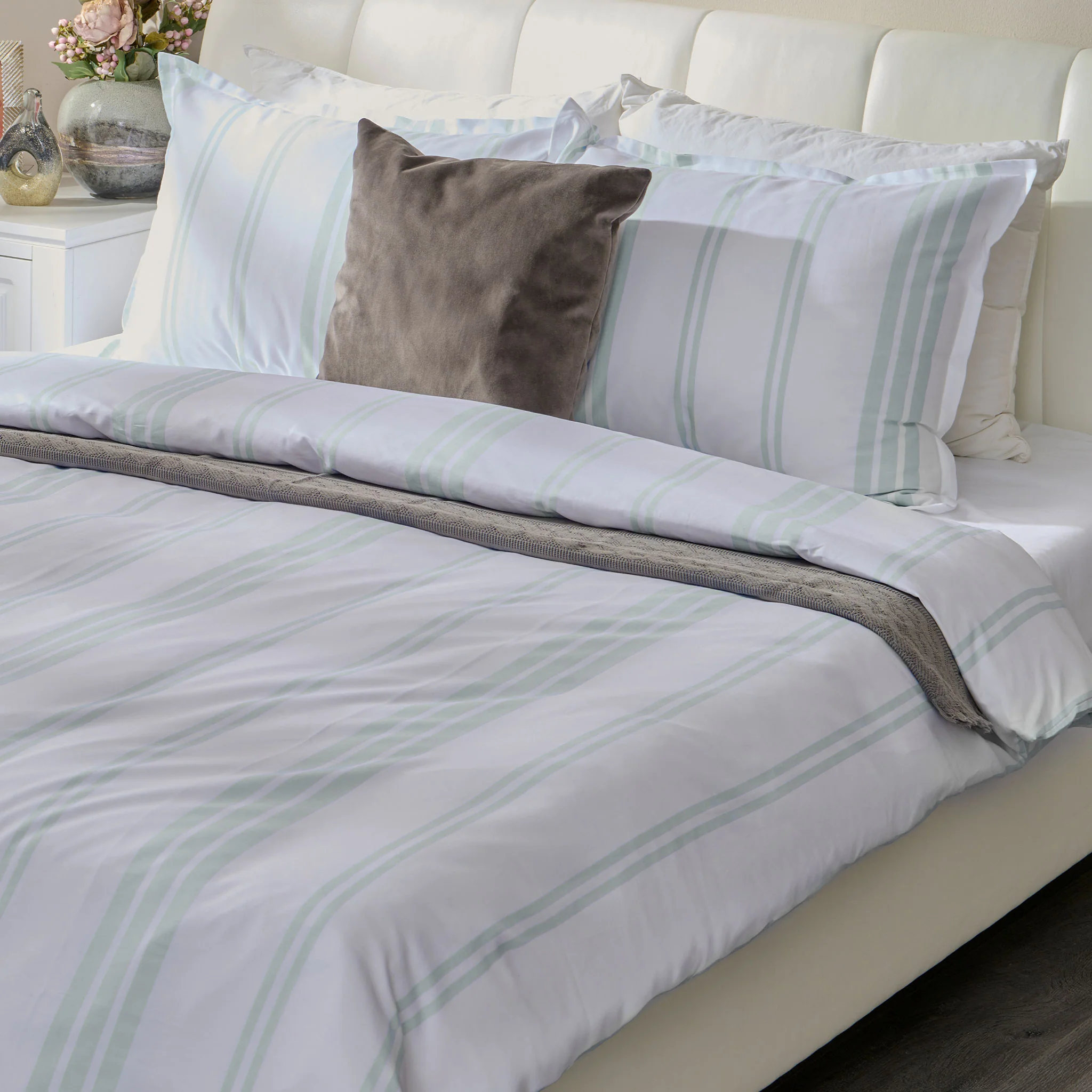 CASPER STRIPES Set așternut 4 piese, 200x220cm - Image 2