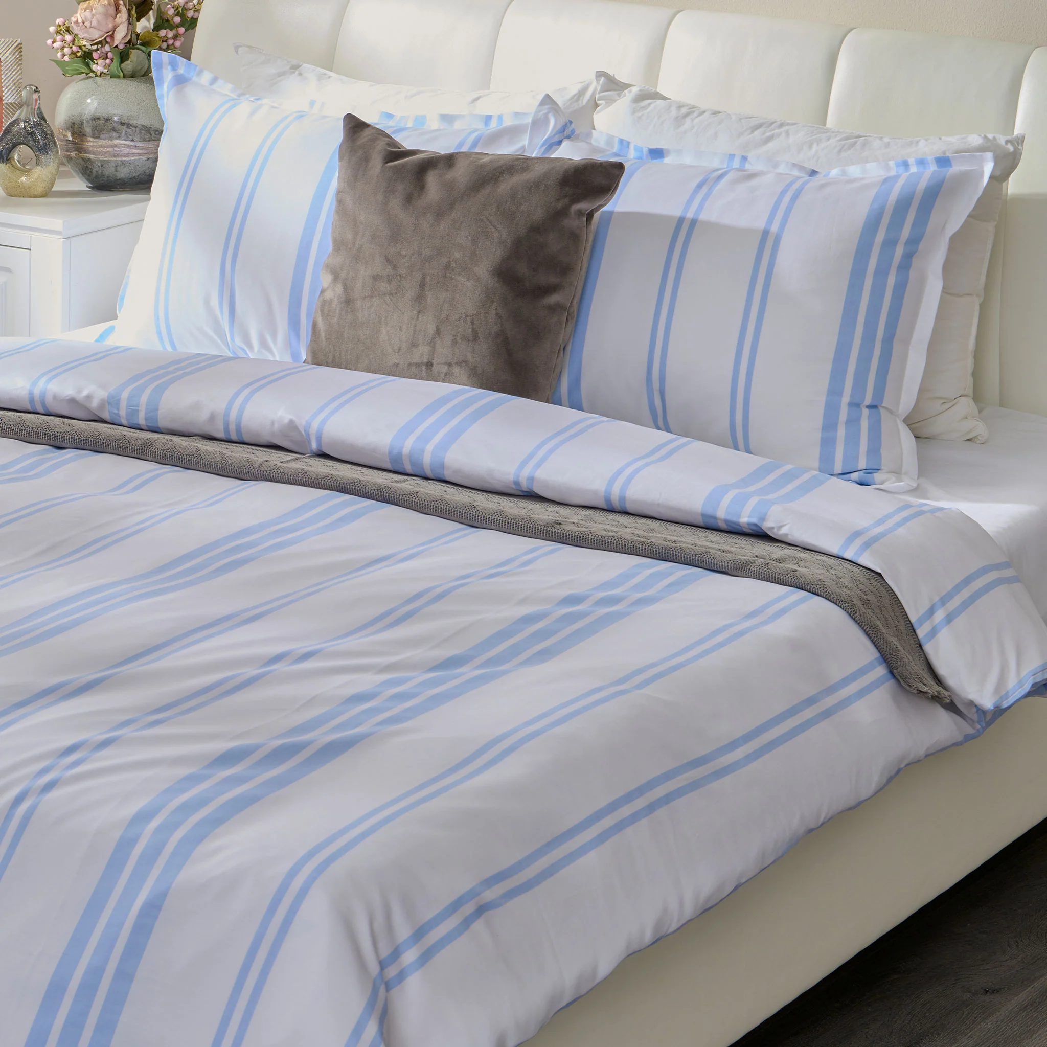 CASPER STRIPES Set așternut 4 piese, 200x220cm - Image 6
