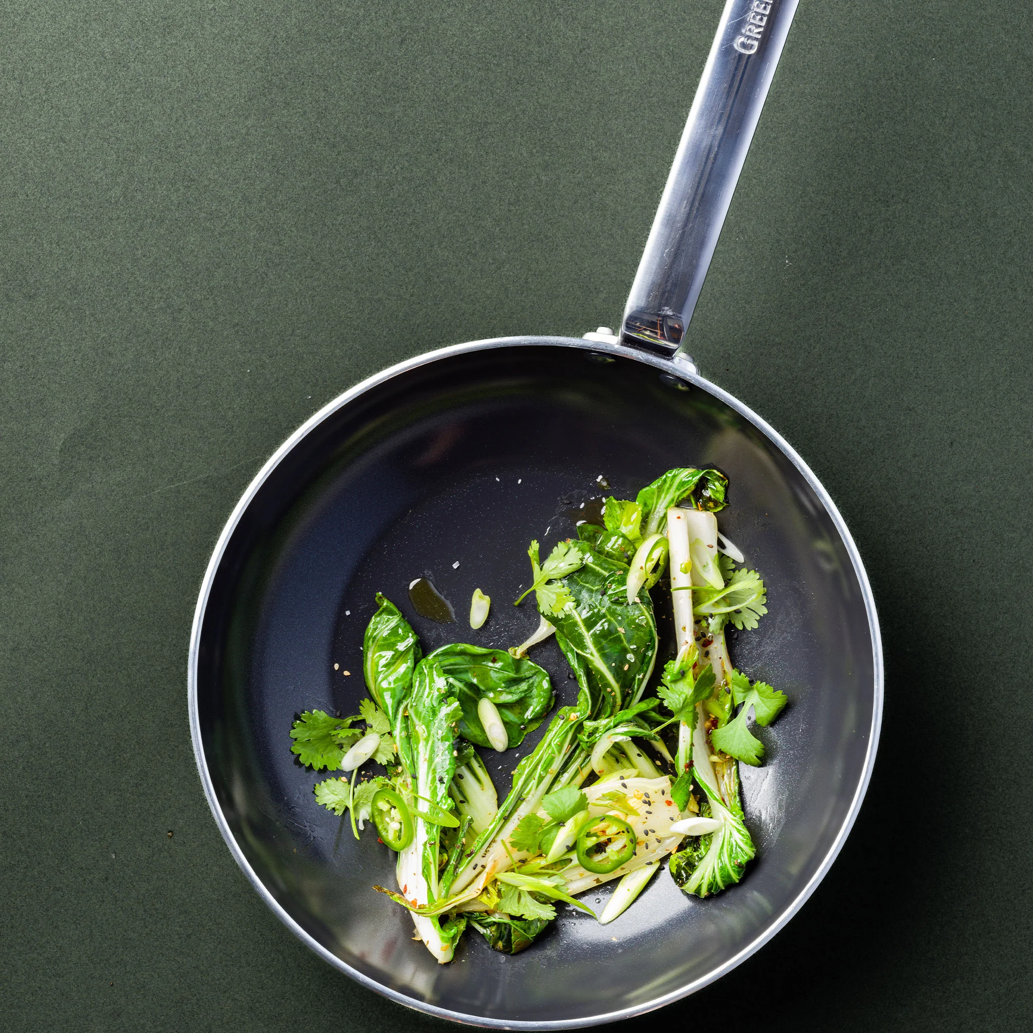 CHEF Tigaie wok, aluminiu, D.28cm - Image 2