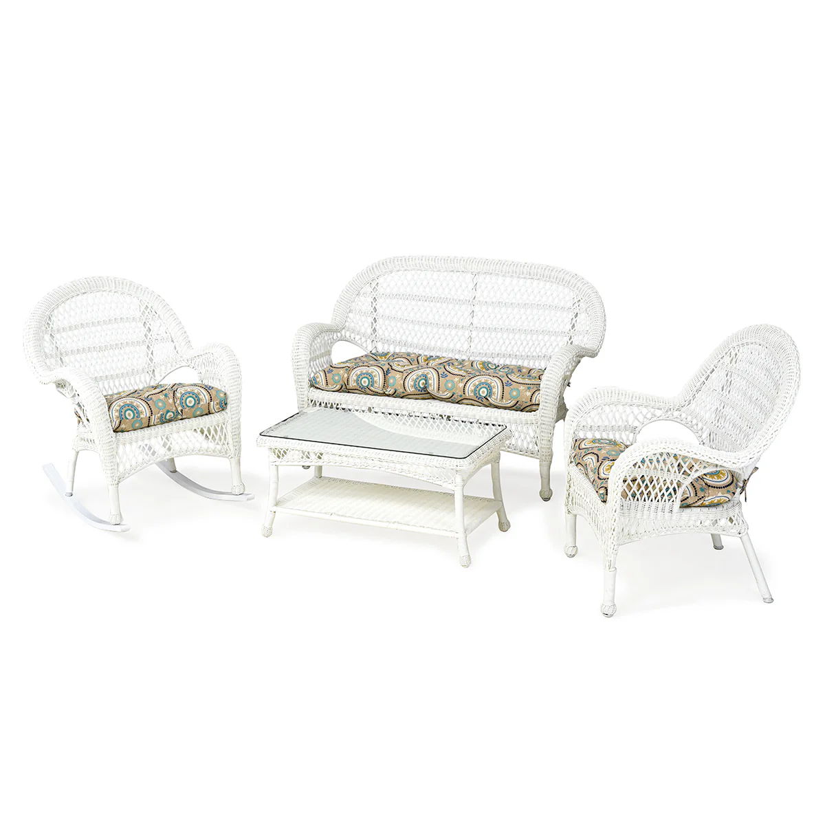 SUSAN Set mobilier terasă/grădină, fotoliu, balansoar, canapea și măsuță - Image 10