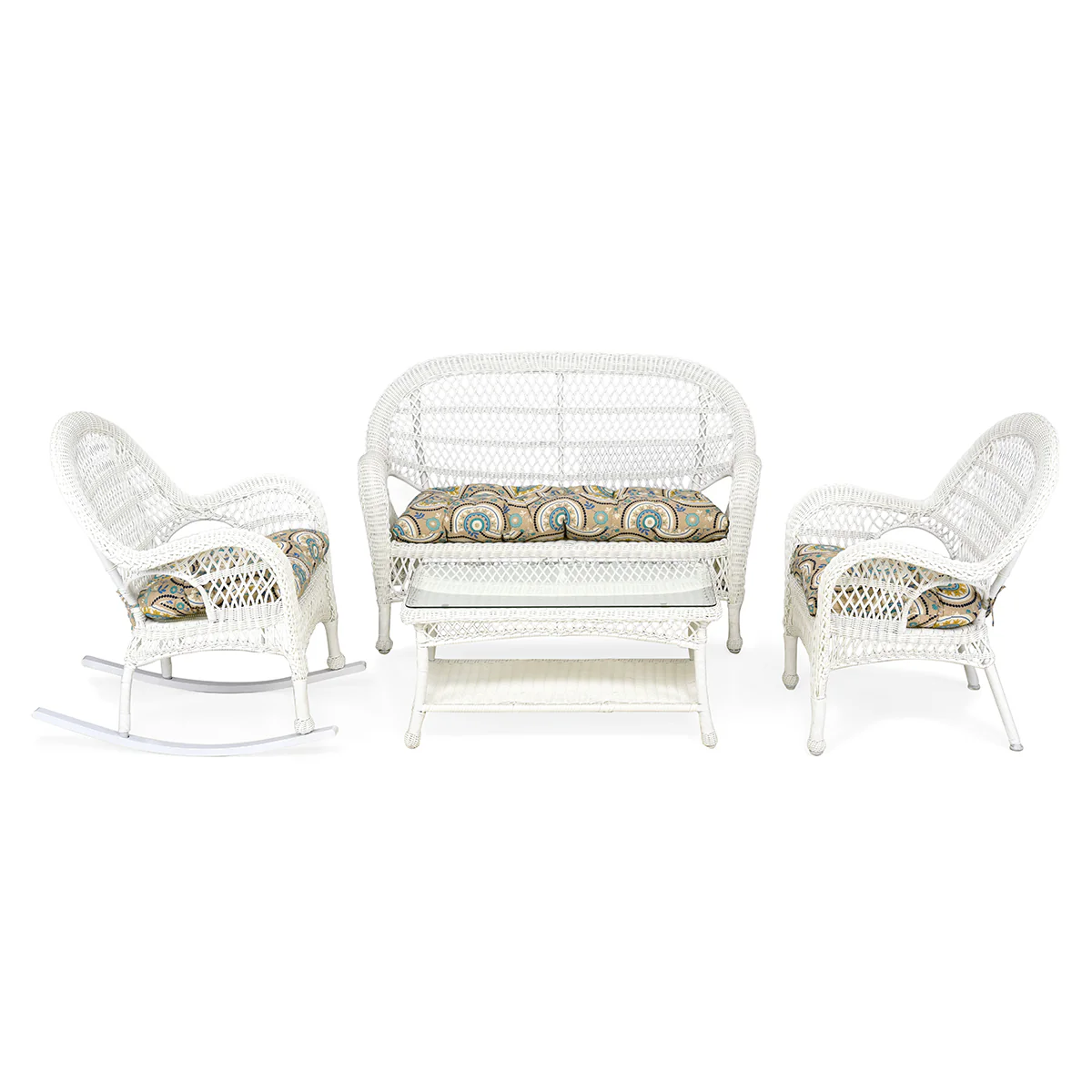 SUSAN Set mobilier terasă/grădină, fotoliu, balansoar, canapea și măsuță - Image 8