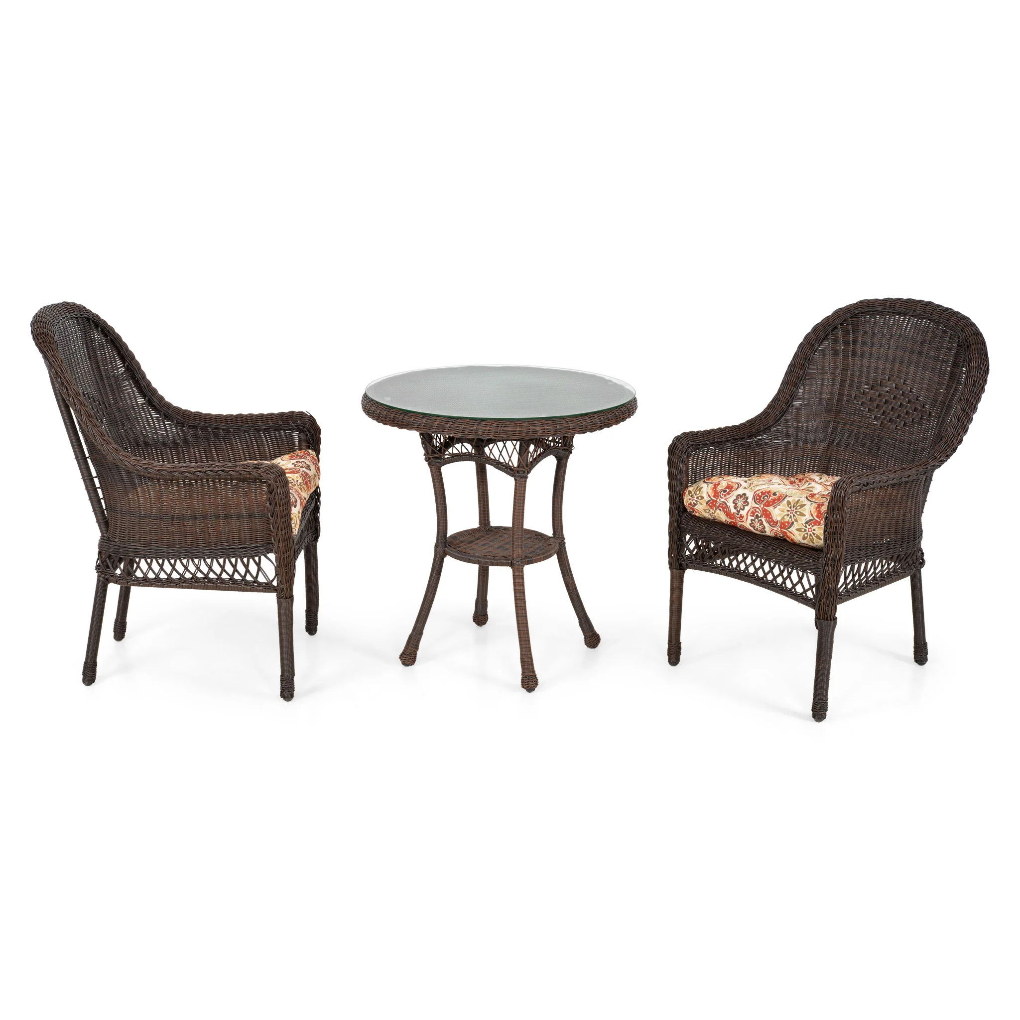 SUSAN Set mobilier gradina/terasa, 2 scaune și masa rotundă cafea