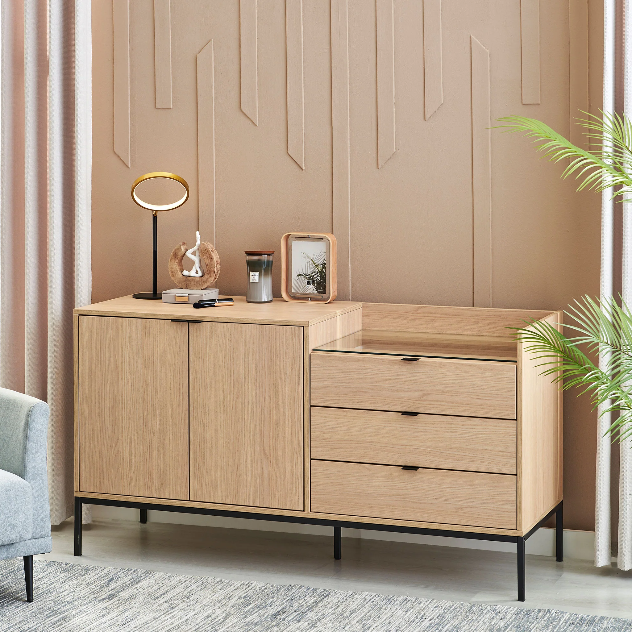 COMPACT Comodă 2 uși, 3 sertare - Image 74