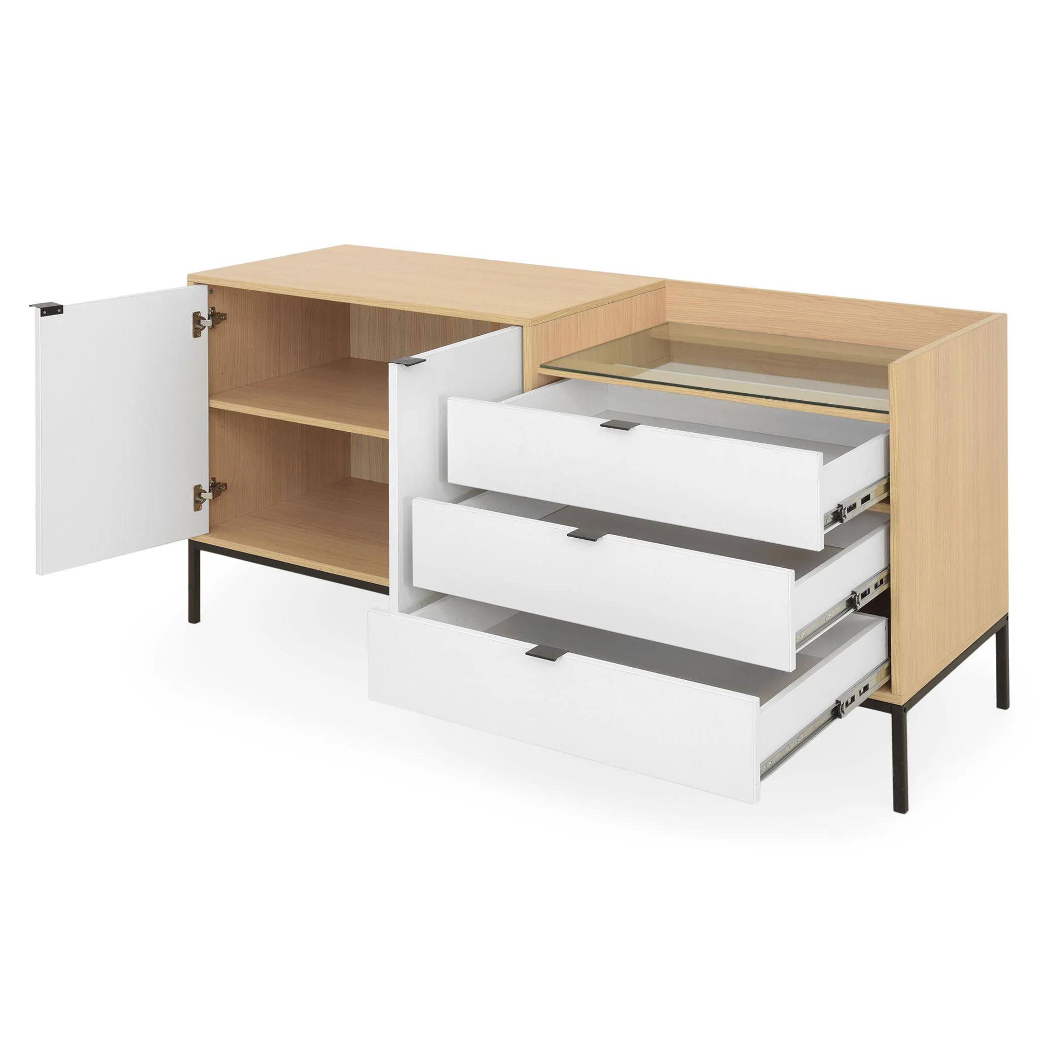 COMPACT Comodă 2 uși, 3 sertare - Image 91