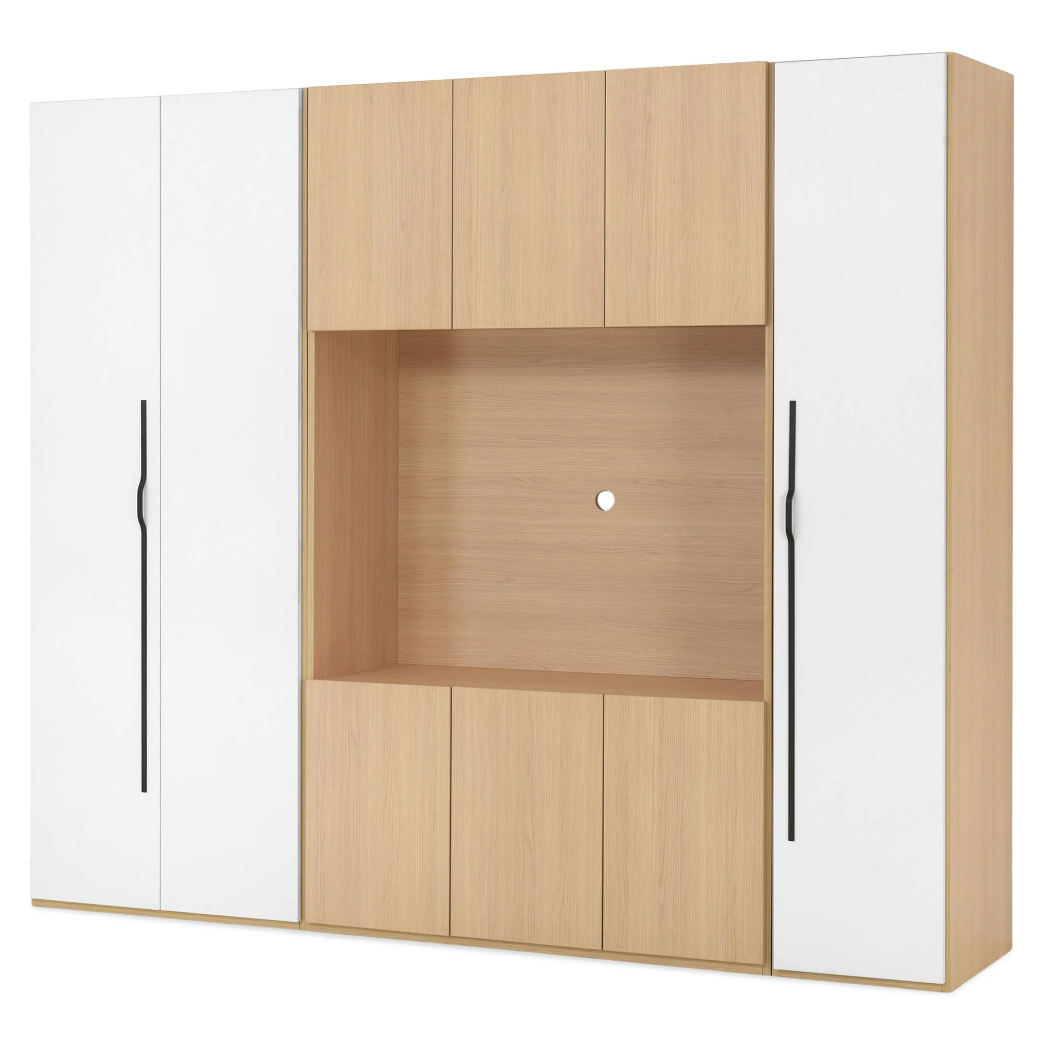 COMPACT Dressing 9 uși, spațiu TV - Image 16