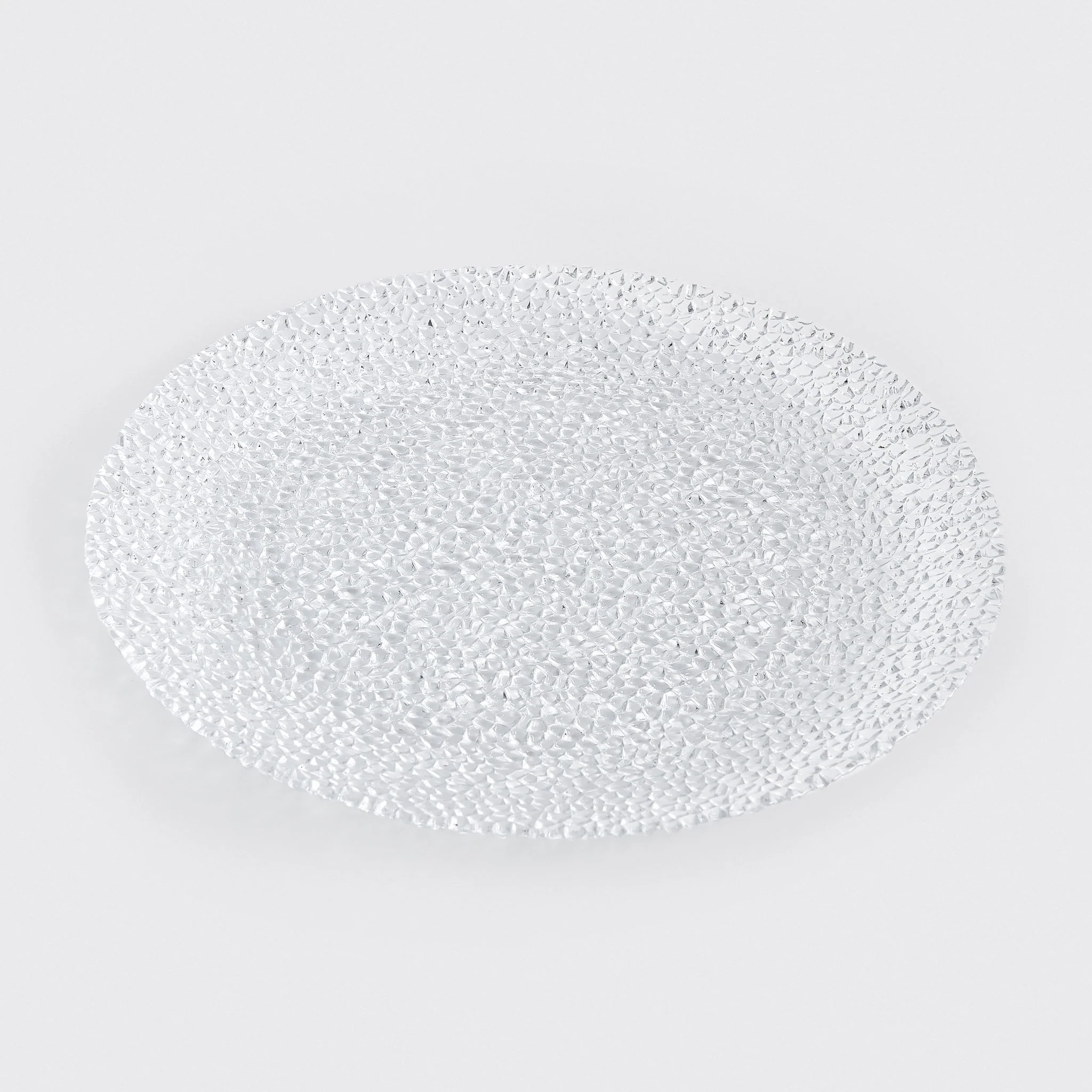 GLAMOUR Platou, sticlă, D.33cm - Image 3