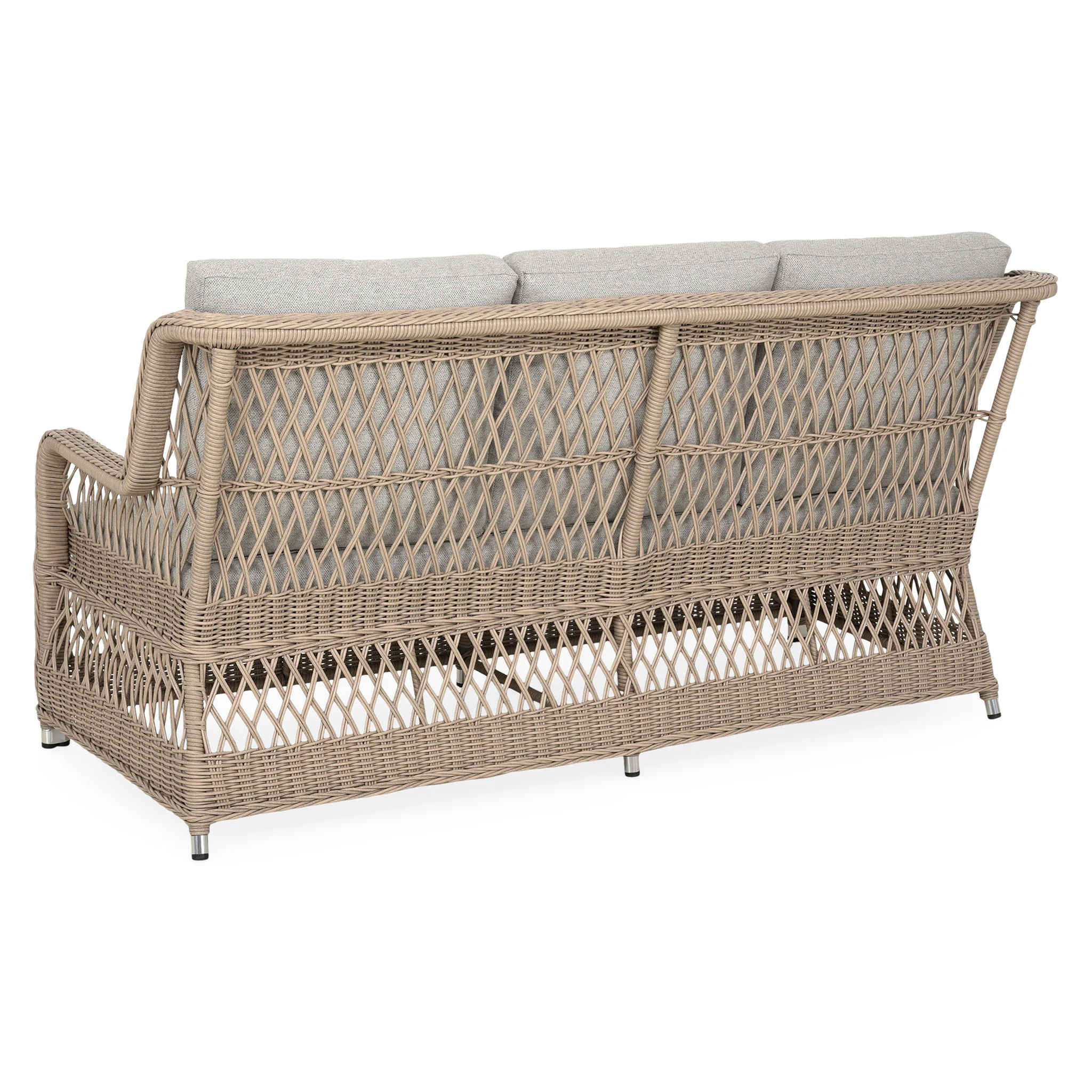 COSETTE Set mobilier terasă/grădină, 2 fotolii, 2 taburete, canapea și masă - Image 6