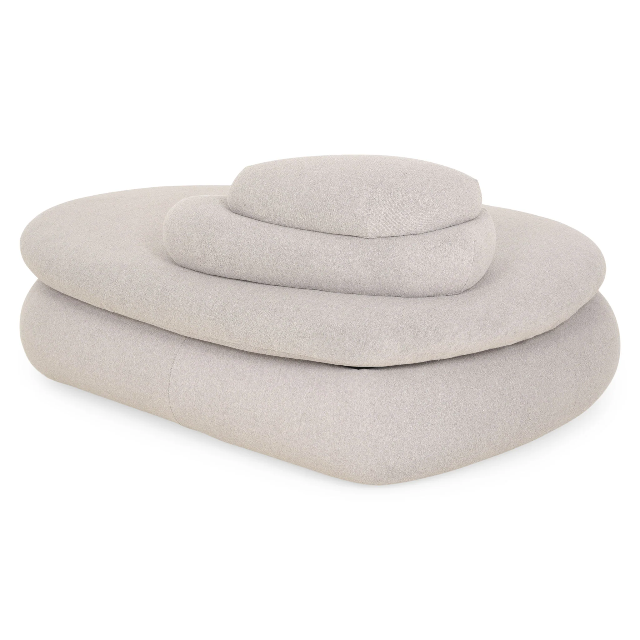 STONE Canapea extensibilă, 3 locuri, stofă - Image 12