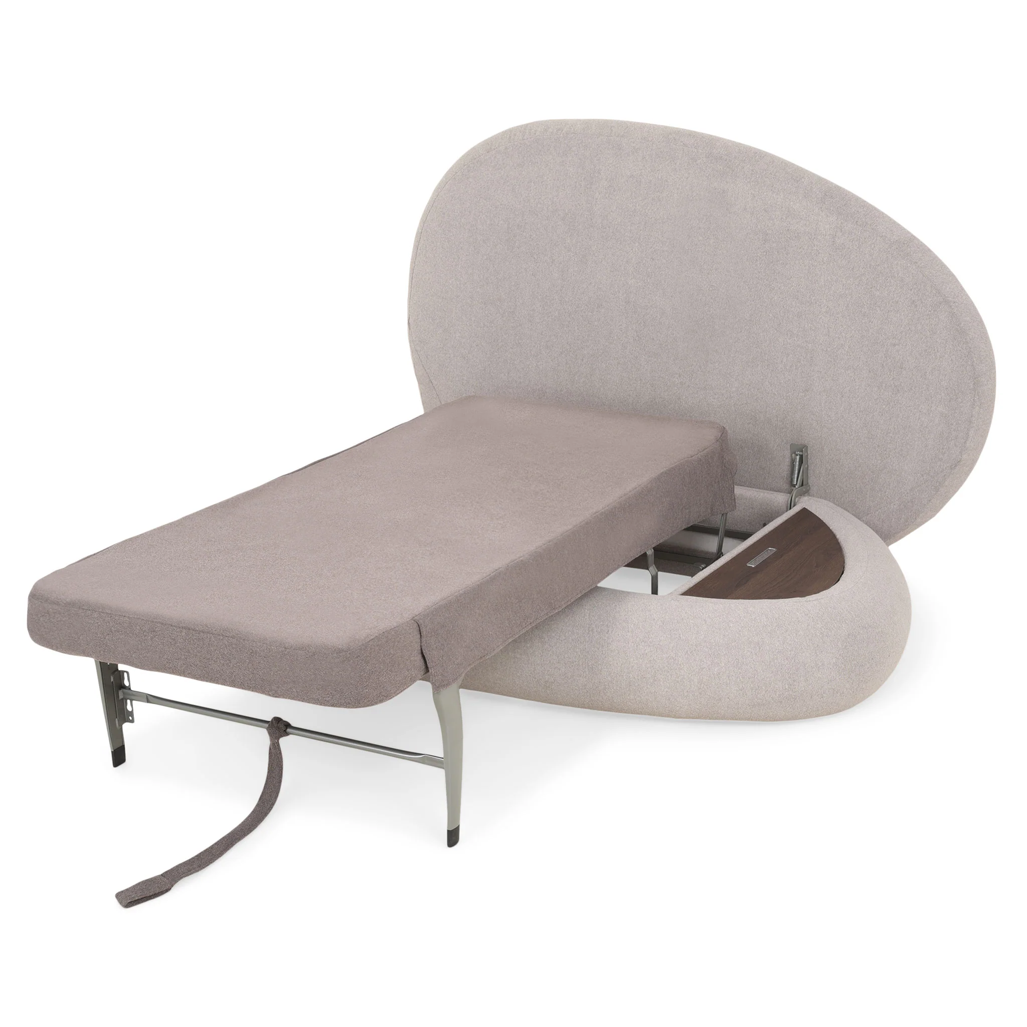 STONE Canapea extensibilă, 3 locuri, stofă - Image 15