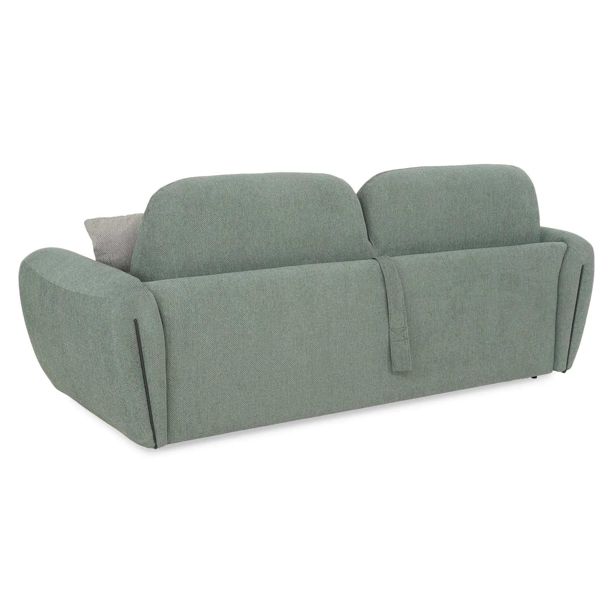 QUESO Canapea extensibilă, 3 locuri, 2 perne decorative incluse, stofă - Image 12