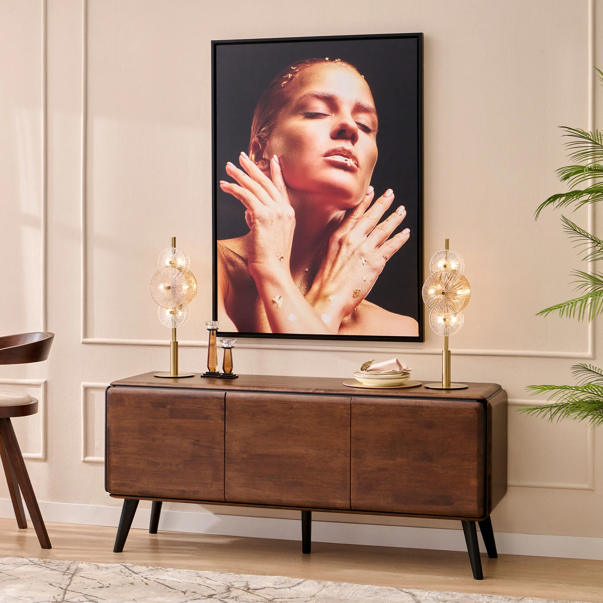 GOLD LIPS Tablou - Image 3