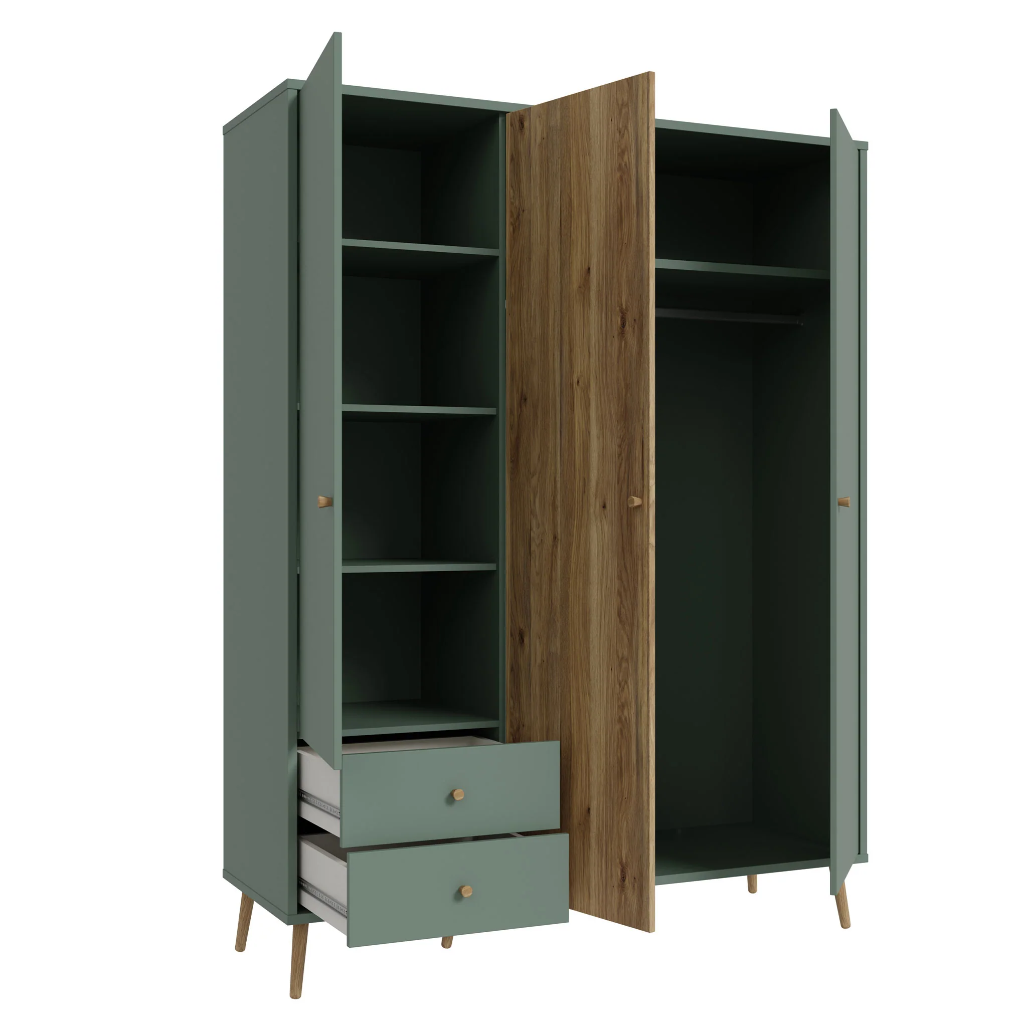 EASYKLIX Dulap 3 uși, 2 sertare - Image 21