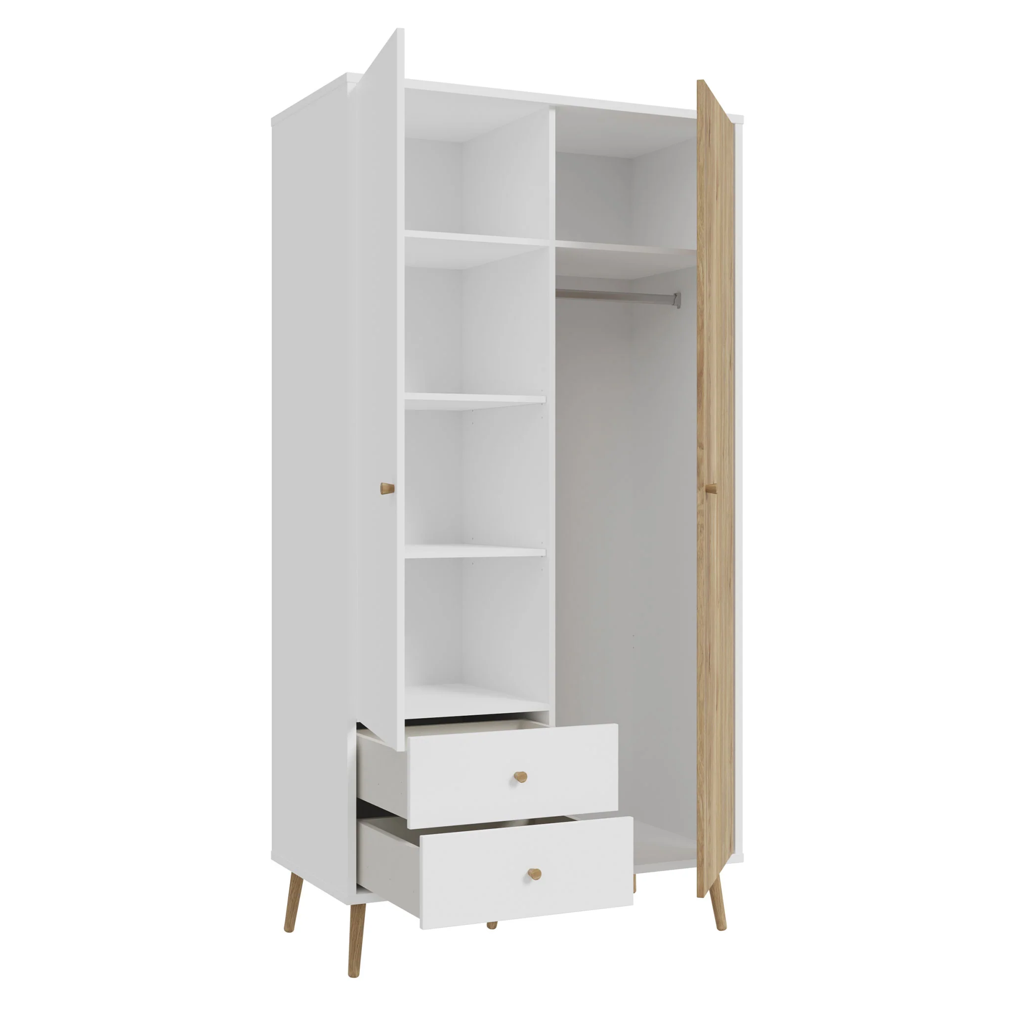 EASYKLIX Dulap 2 uși, 2 sertare - Image 13