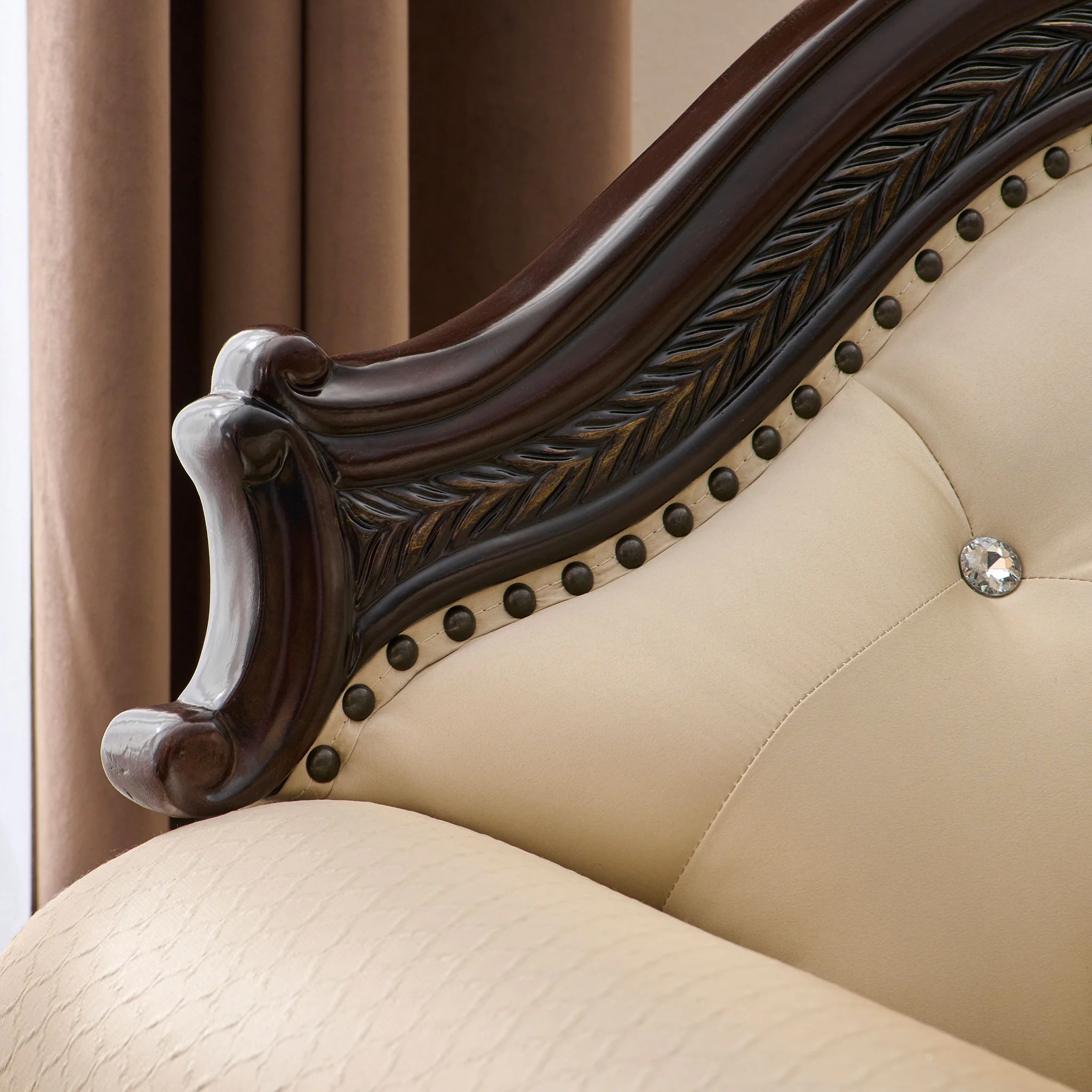 WINDSOR Canapea 2 locuri, 3 perne decorative incluse, stofă - Image 14