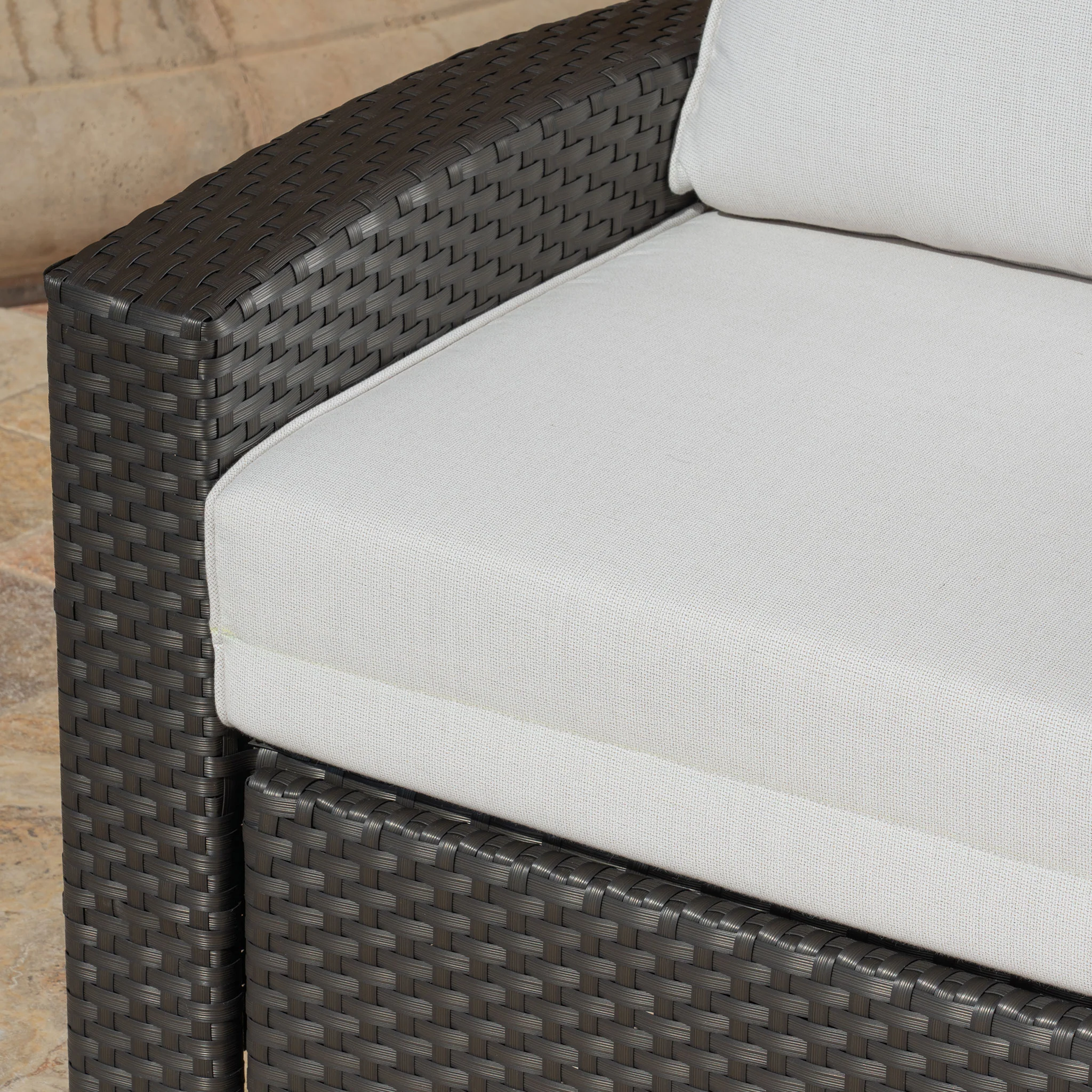 SIDNEY Set mobilier terasă/grădină, 2 fotolii recliner, canapea și 3 măsuțe - Image 10