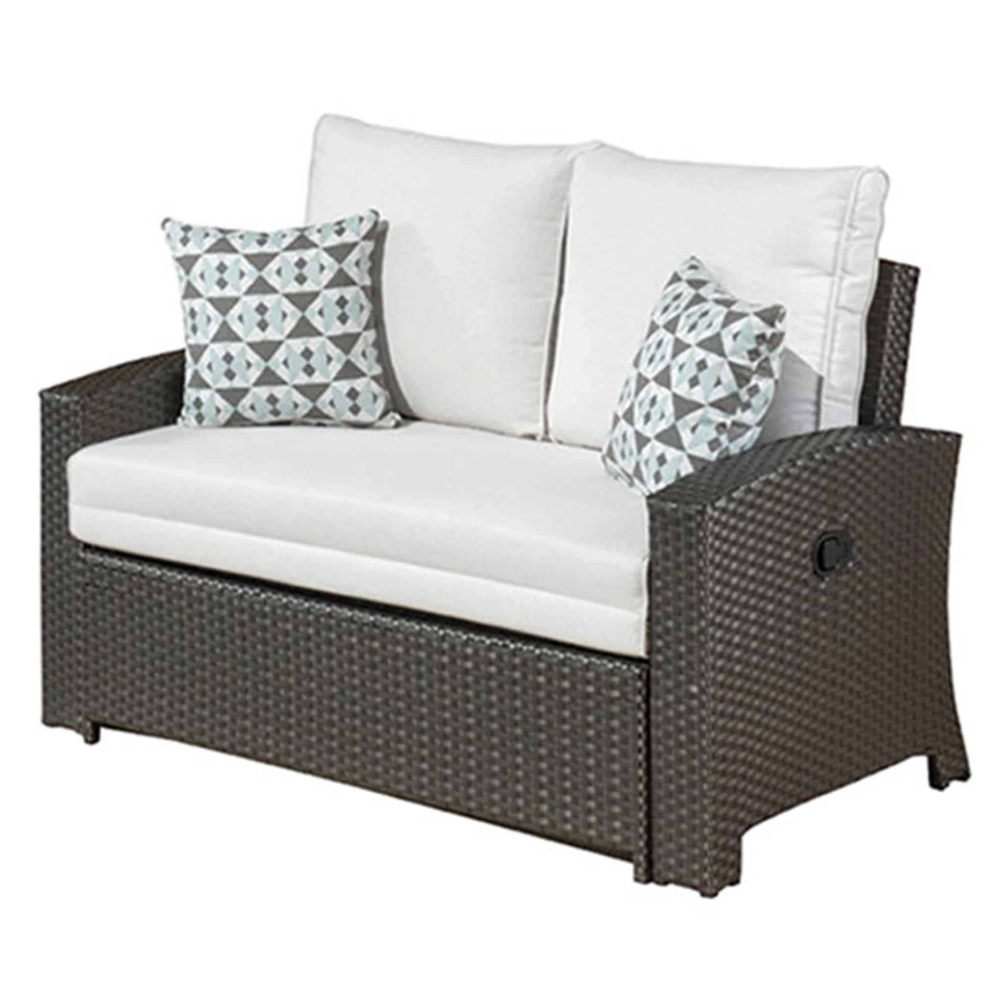 SIDNEY Set mobilier terasă/grădină, 2 fotolii recliner, canapea și 3 măsuțe - Image 3