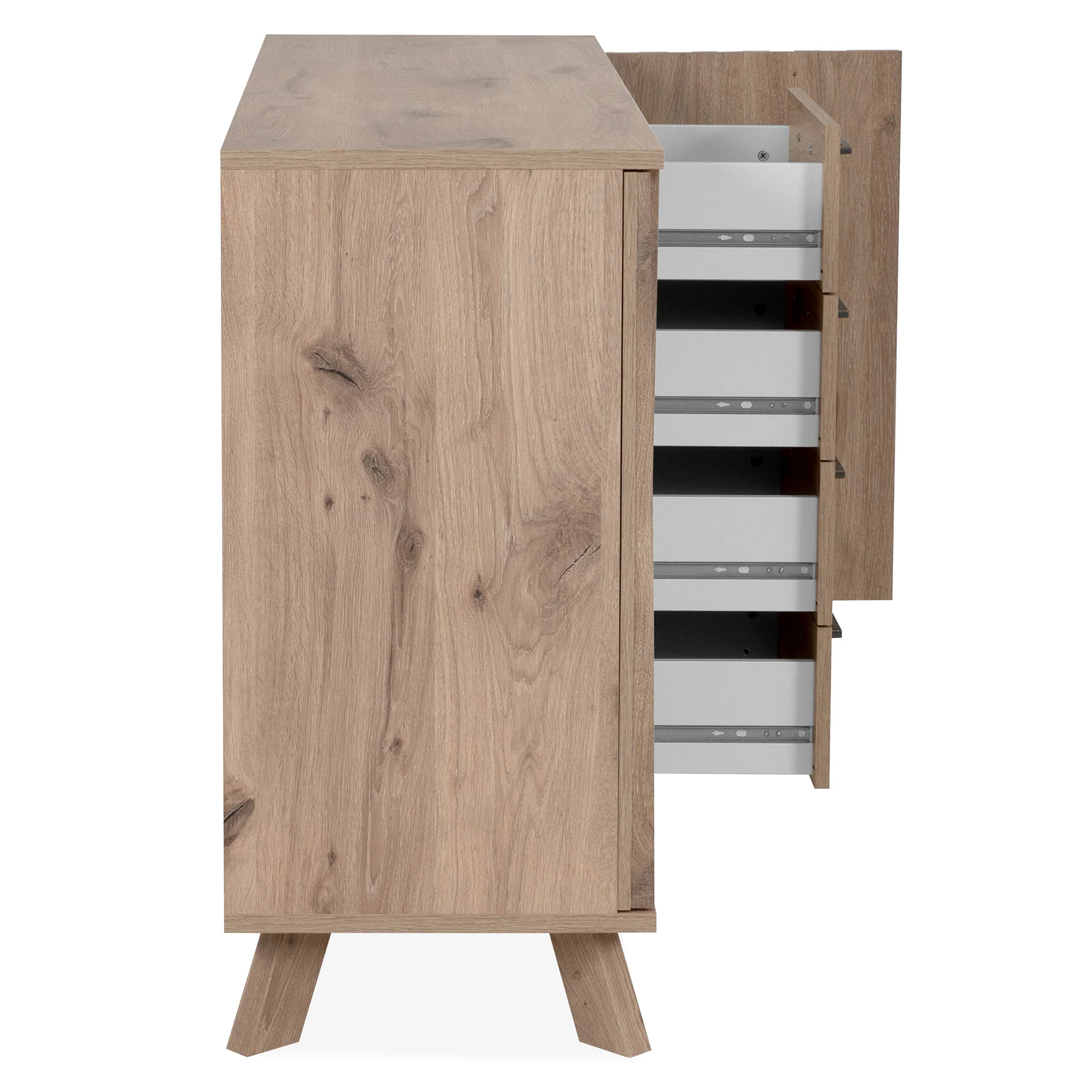 RELLY Comodă 2 uși, 4 sertare - Image 10