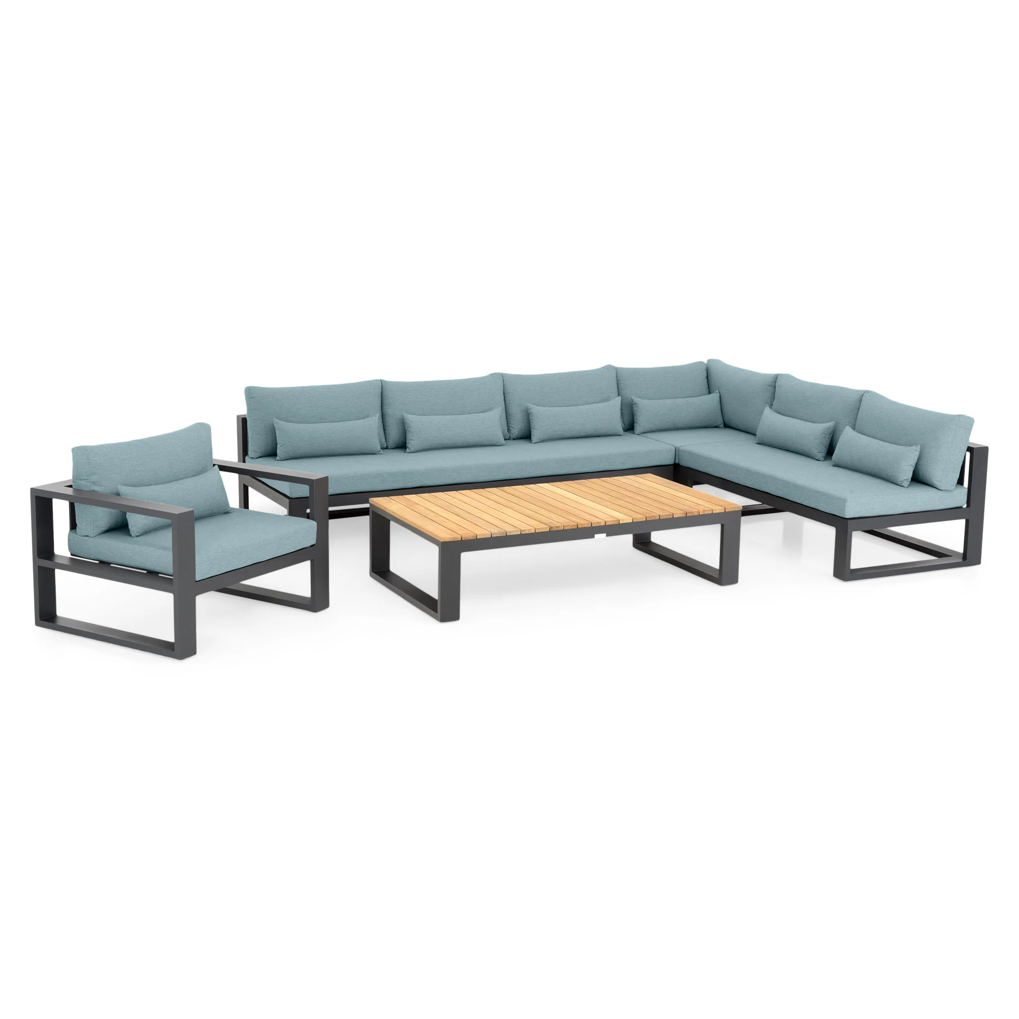 FERMO Set mobilier terasă/grădină, fotoliu, colțar și măsuță - Image 37