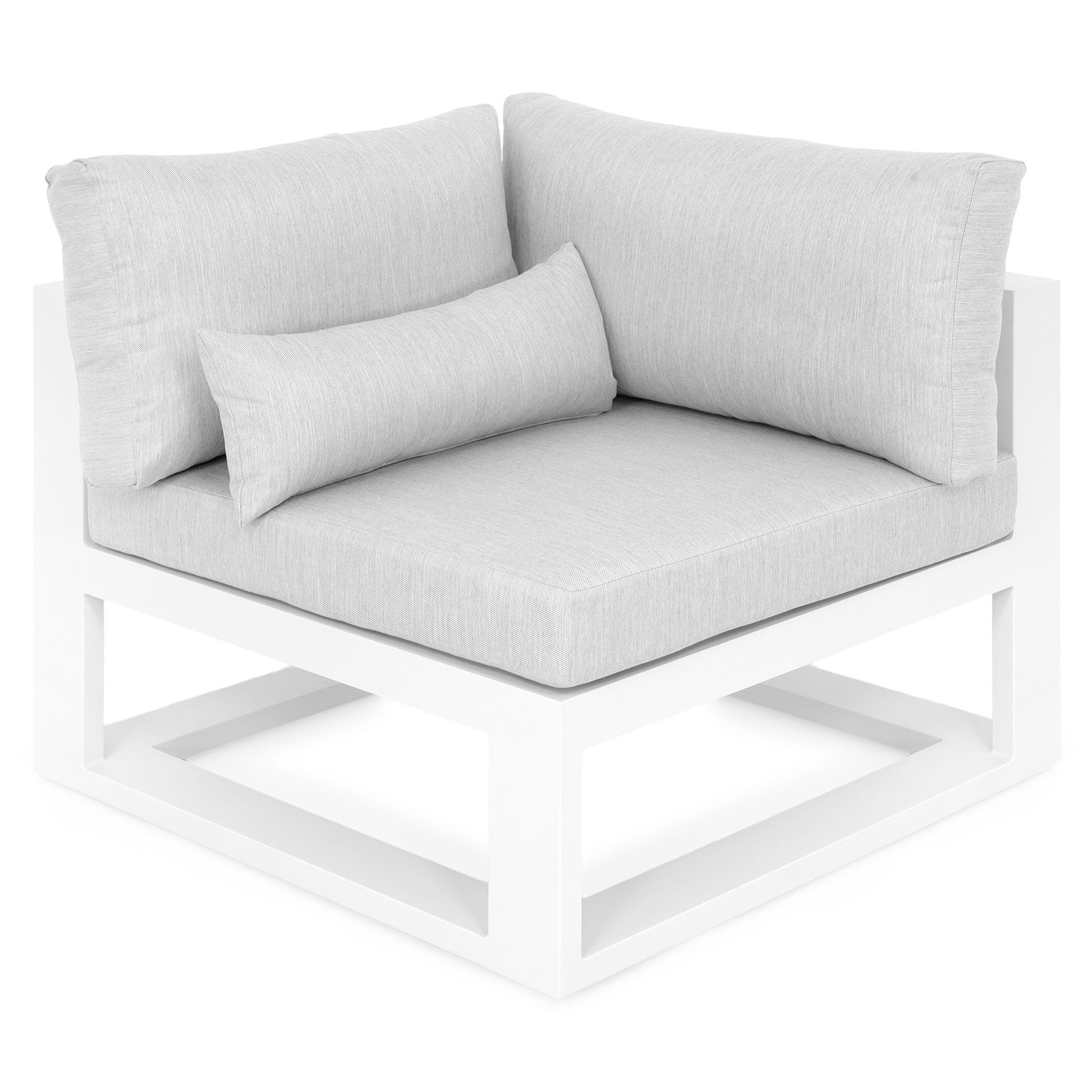 FERMO Set mobilier terasă/grădină, 2 canapele, fotoliu, element colț și masă - Image 12