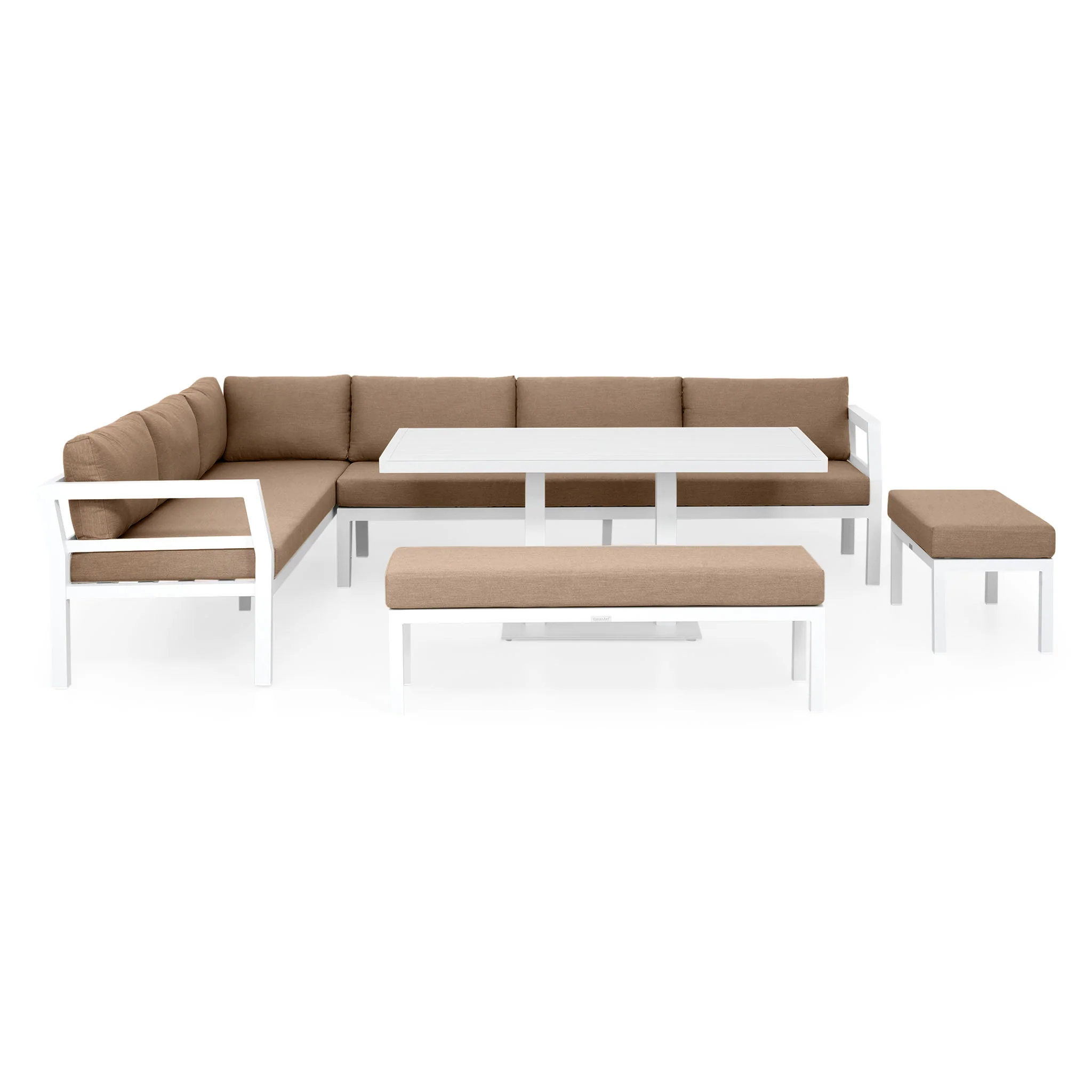 BONDI Set mobilier terasă/grădină, colțar, 2 banchete și masă - Image 52