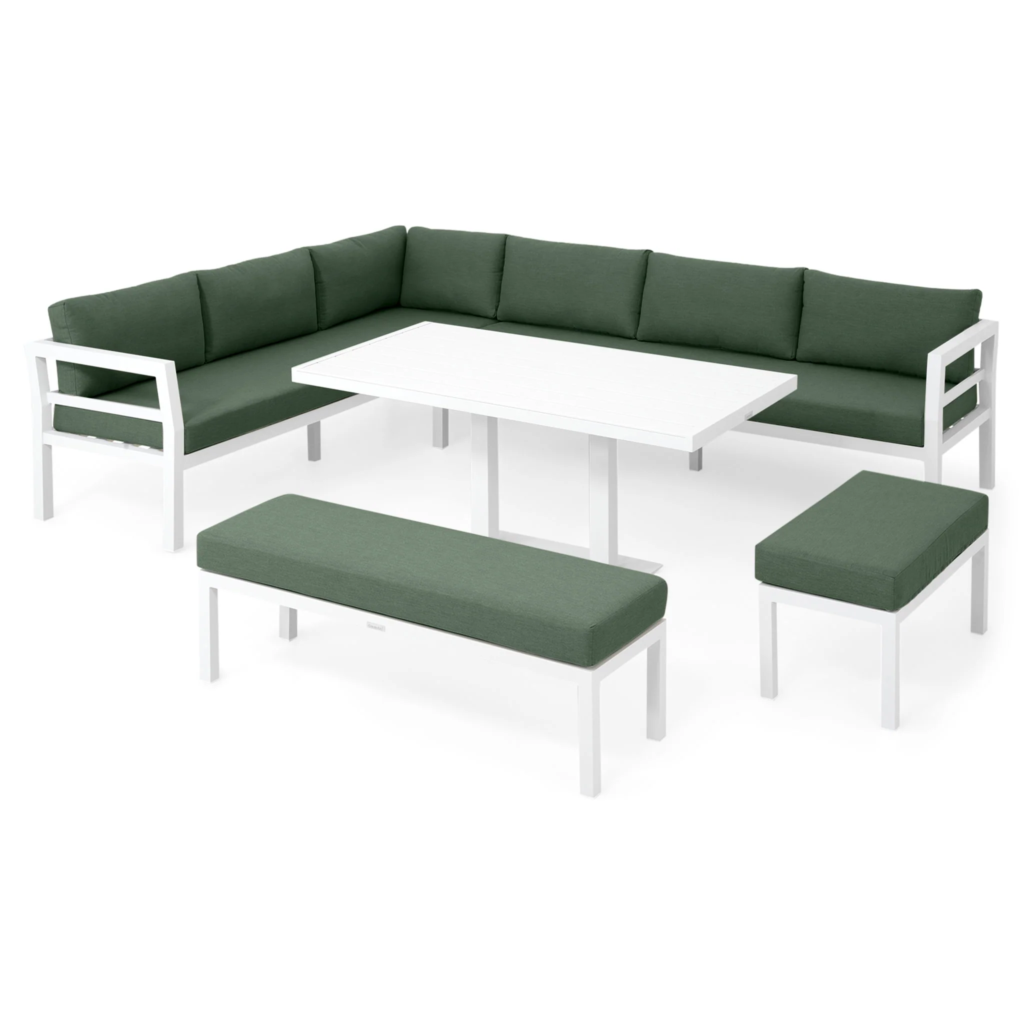 BONDI Set mobilier terasă/grădină, colțar, 2 banchete și masă - Image 63