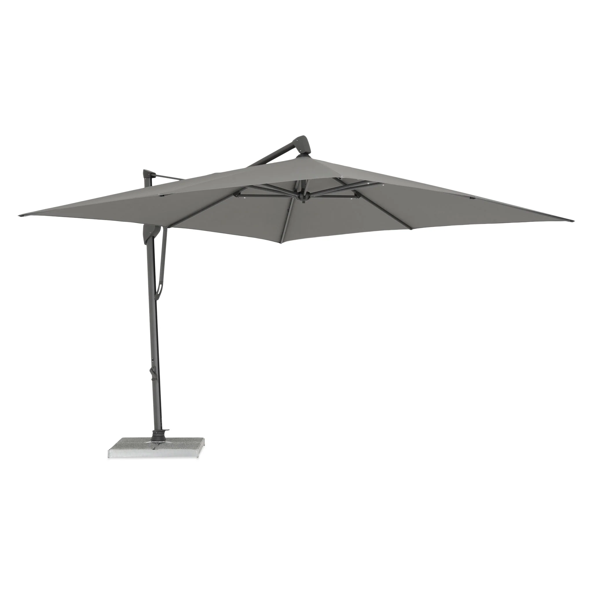 SOMBRANO EASY Umbrelă pătrată, bază inclusă, 350x350cm - Image 17
