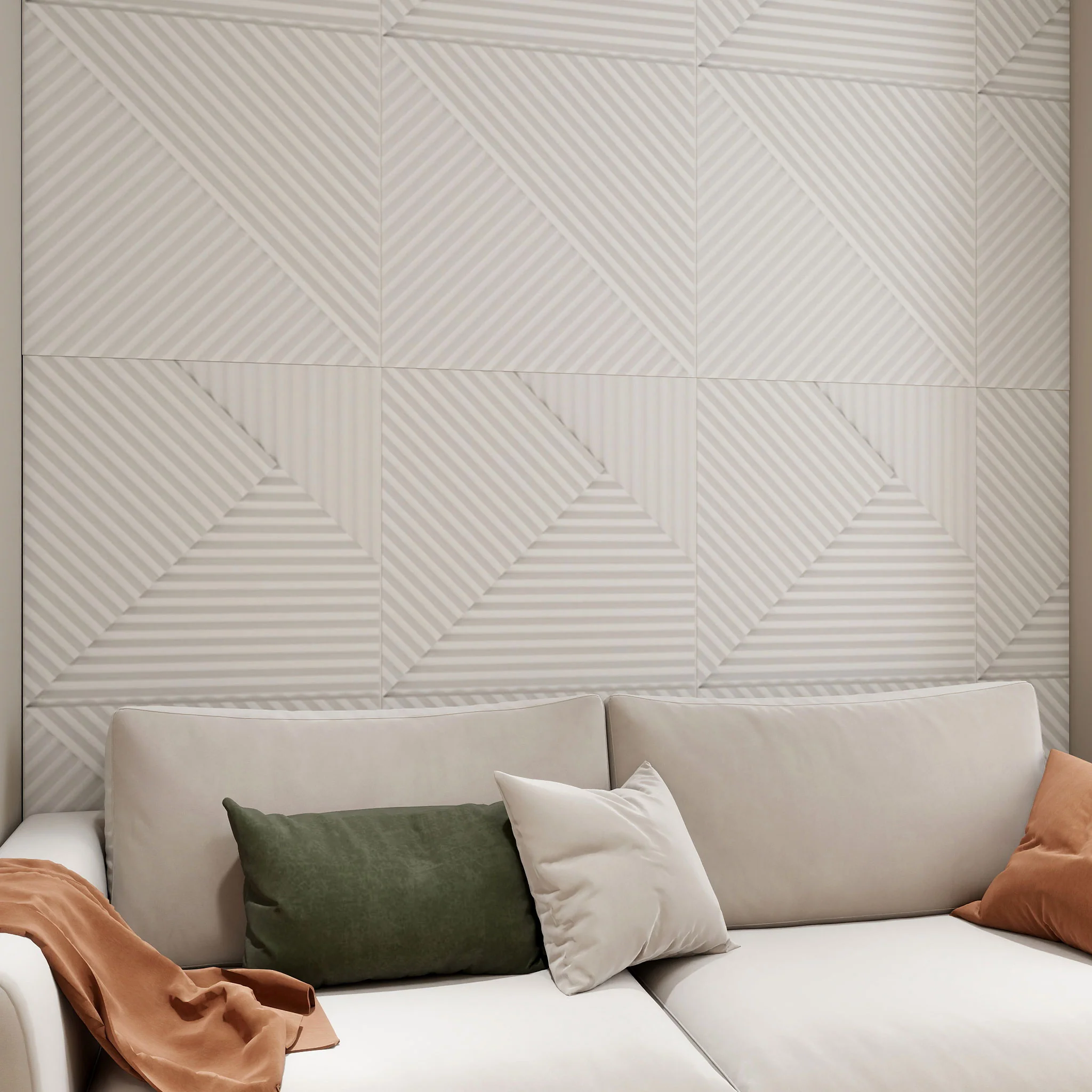 DECORIF Set 6 panouri decorative 3D (lavabile) perete - Image 2