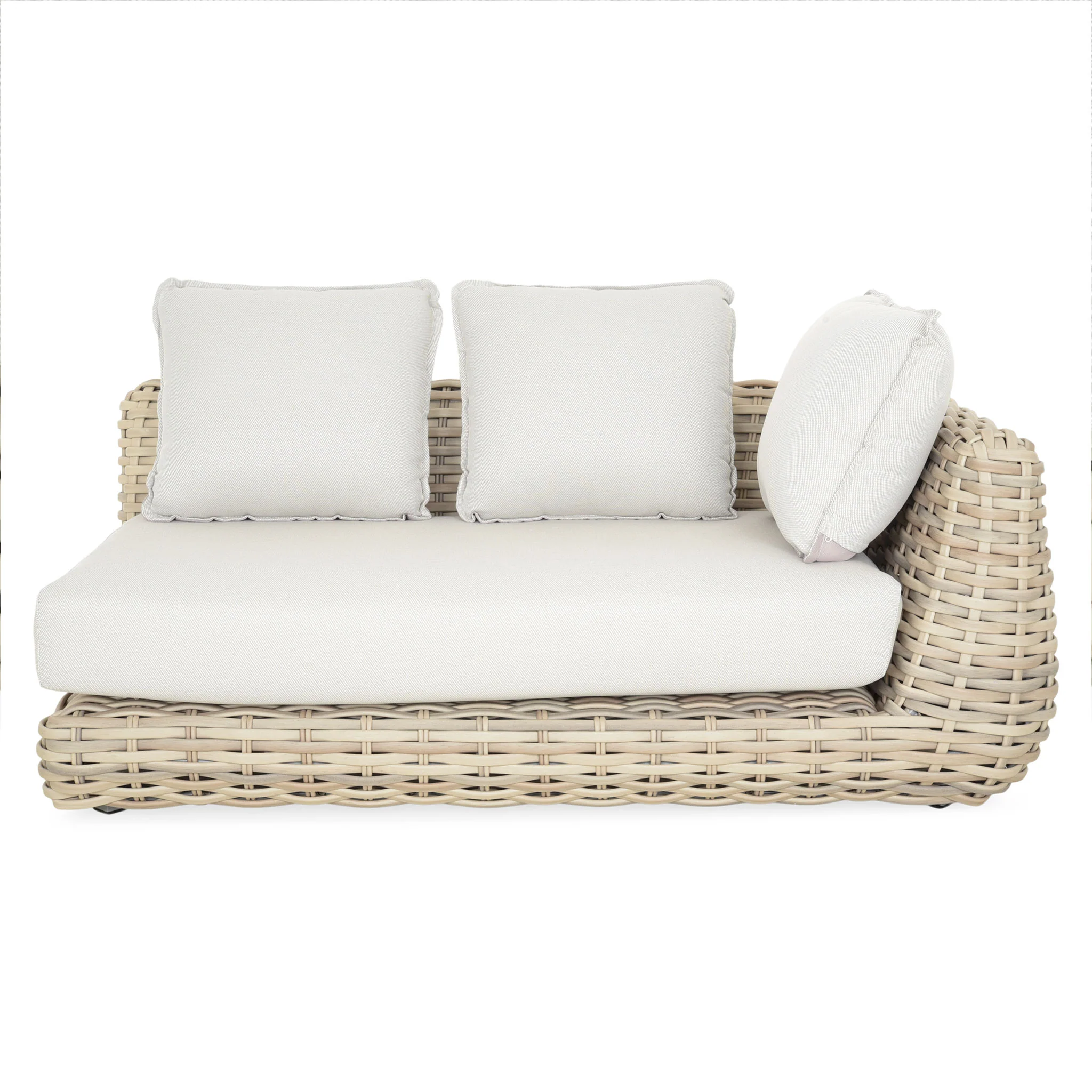 CANCUN Set mobilier terasă/grădină, 2 canapele, element colț, element central și măsuță de cafea - Image 4
