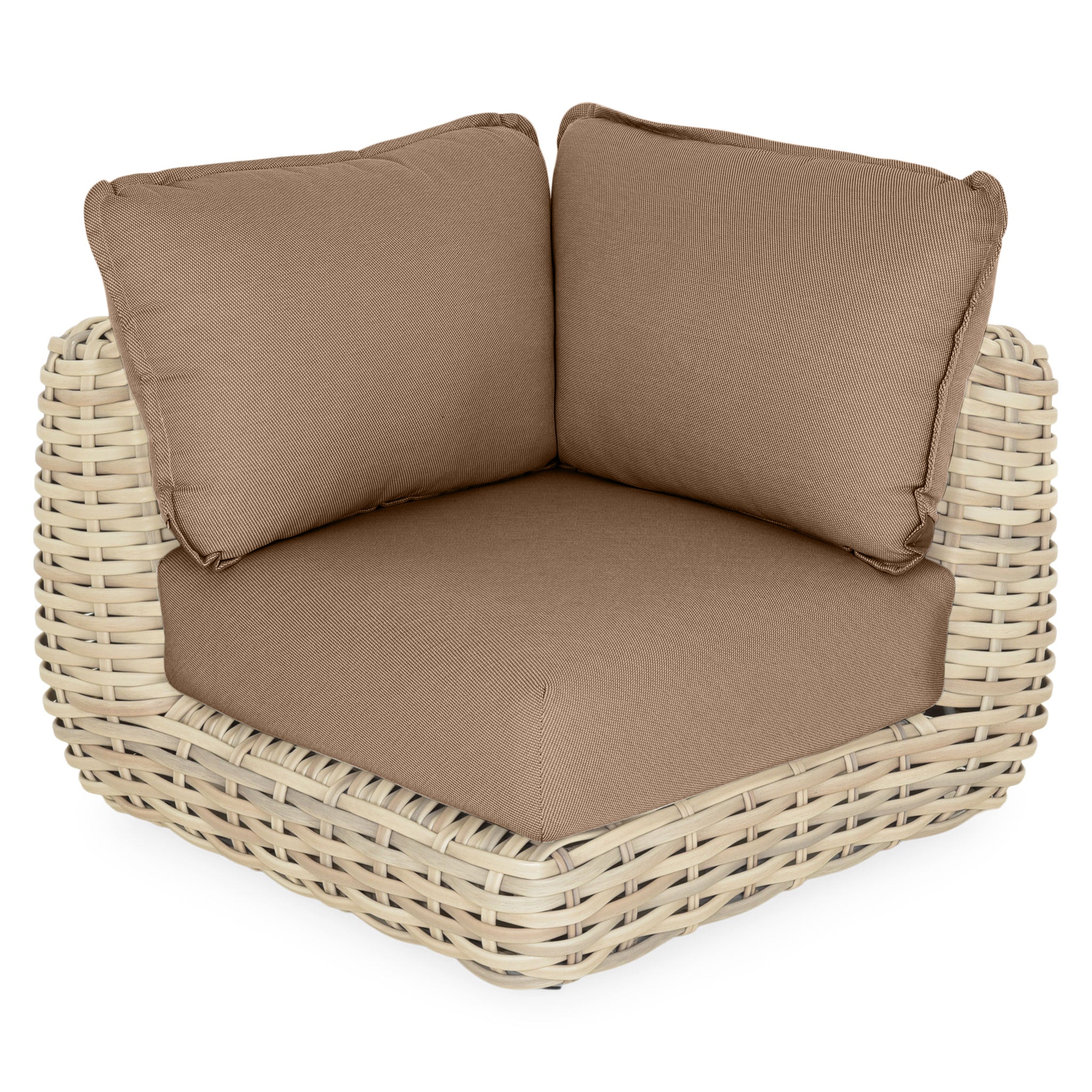 CANCUN Set mobilier terasă/grădină, 2 canapele, element colț, element central și măsuță de cafea - Image 68