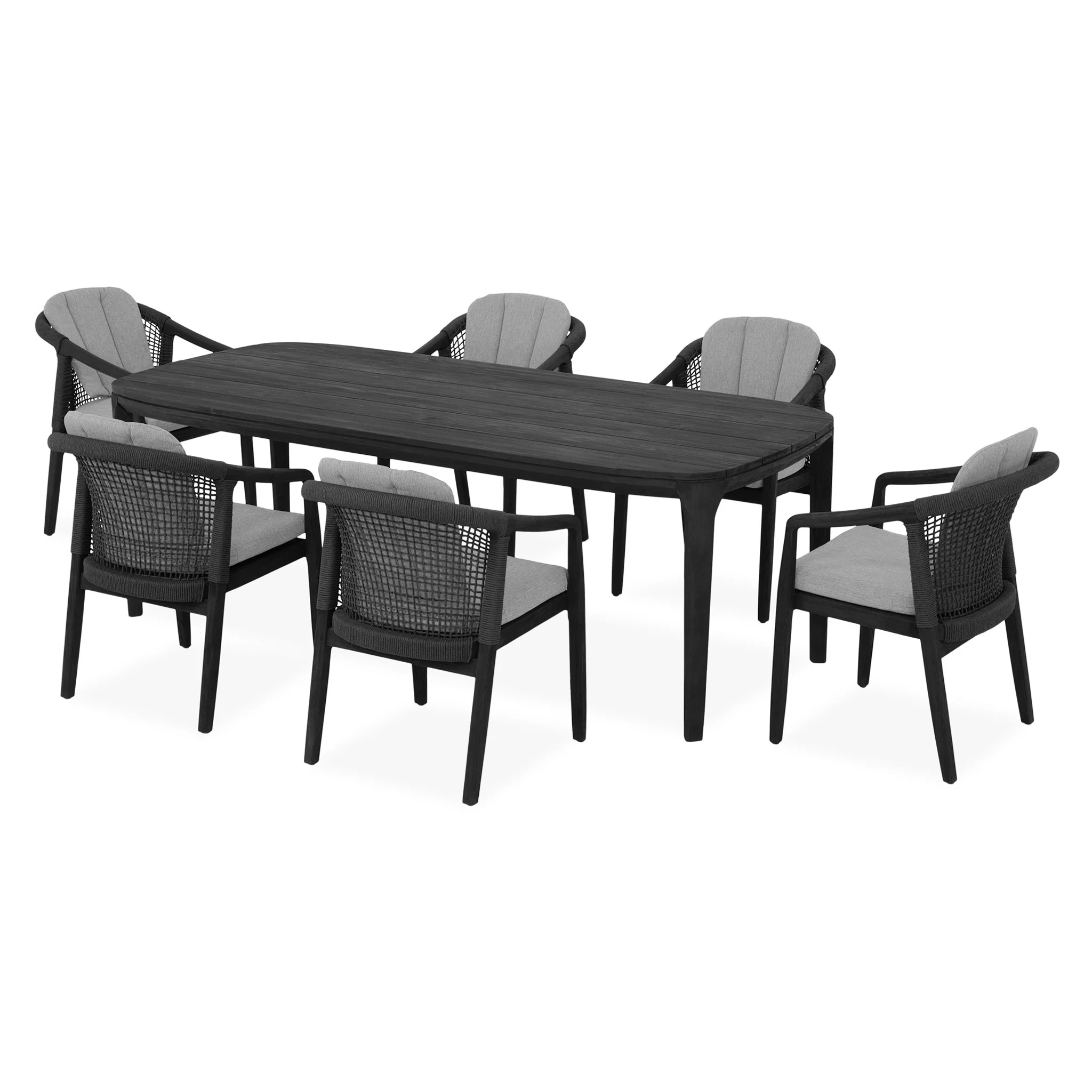 RIVERDALE Set mobilier terasă/grădină, 6 scaune și masă - Image 15