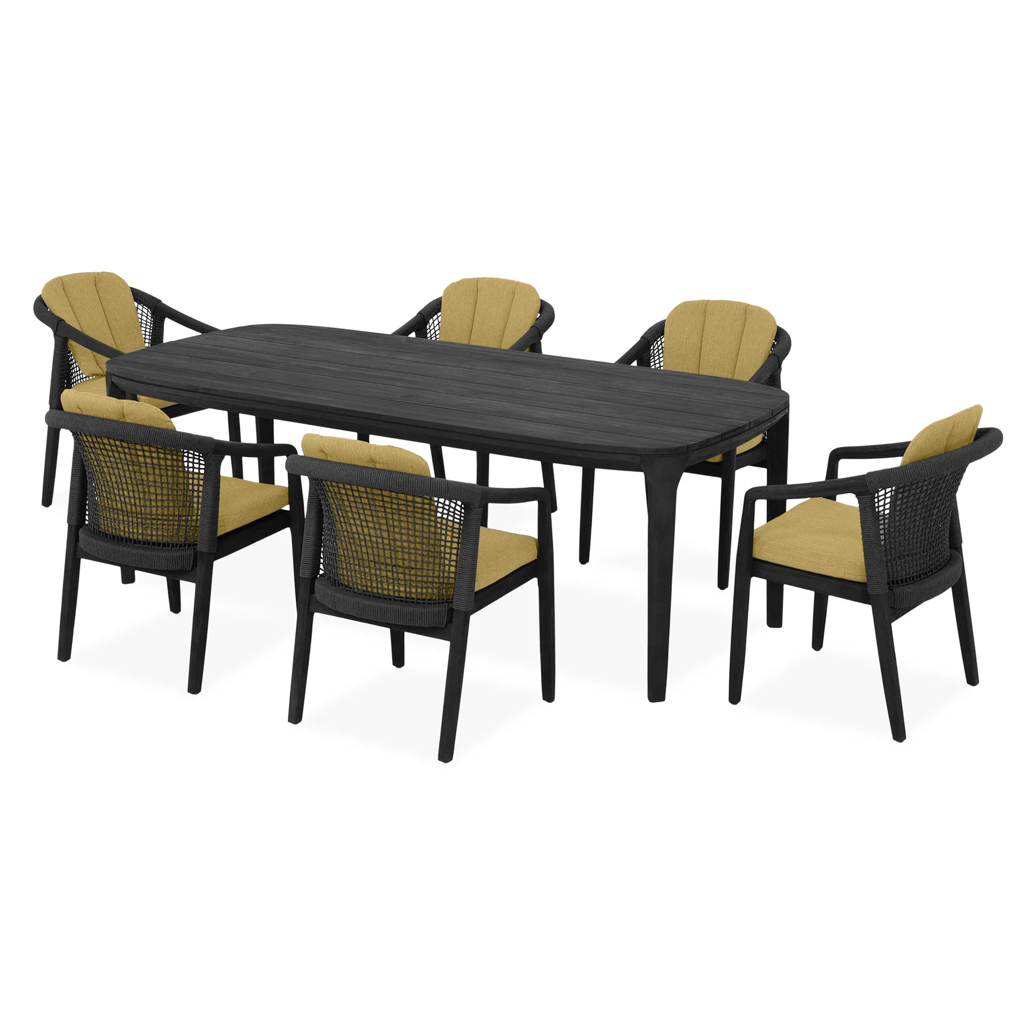 RIVERDALE Set mobilier terasă/grădină, 6 scaune și masă - Image 18