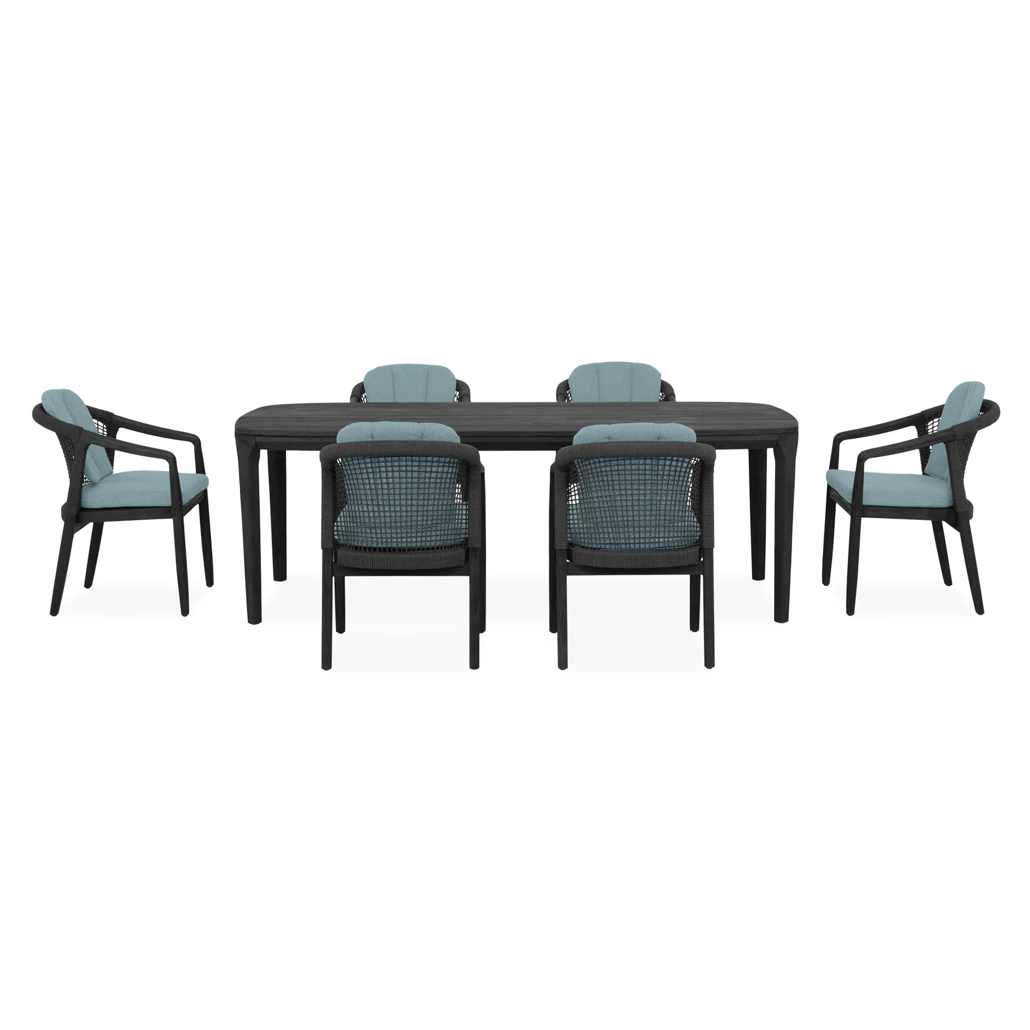 RIVERDALE Set mobilier terasă/grădină, 6 scaune și masă - Image 23