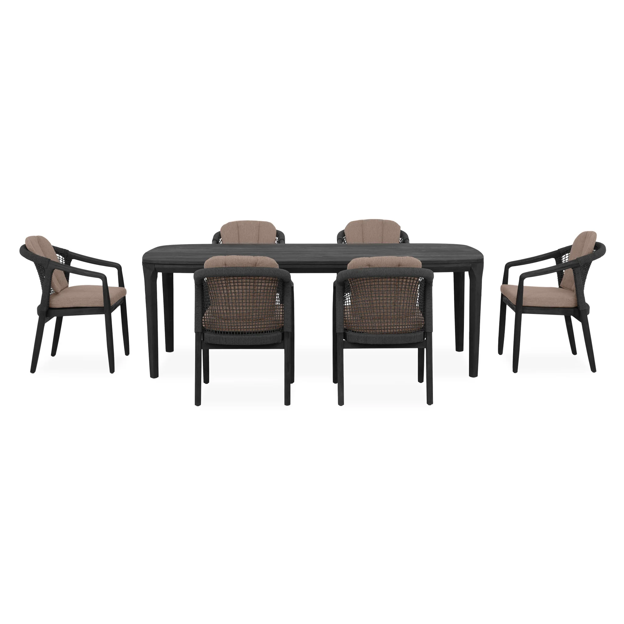 RIVERDALE Set mobilier terasă/grădină, 6 scaune și masă - Image 29