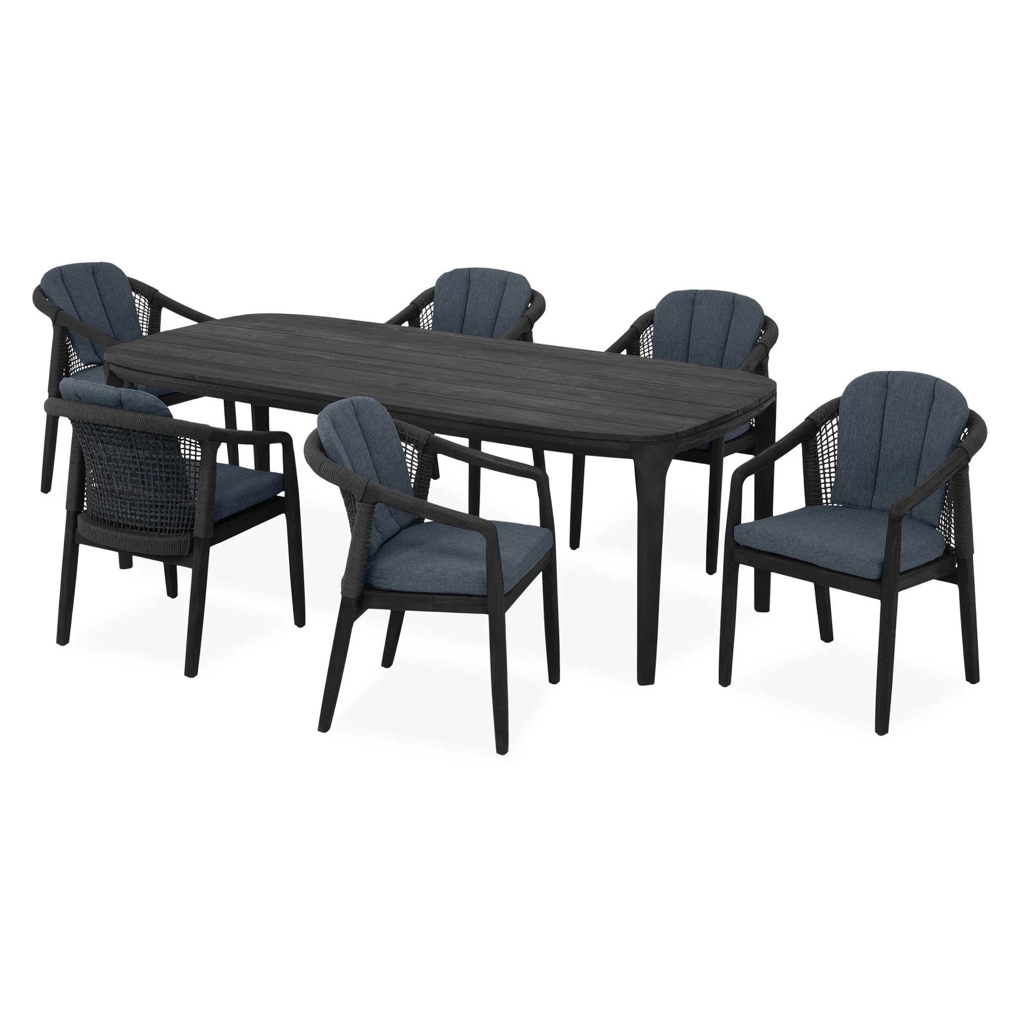 RIVERDALE Set mobilier terasă/grădină, 6 scaune și masă - Image 37
