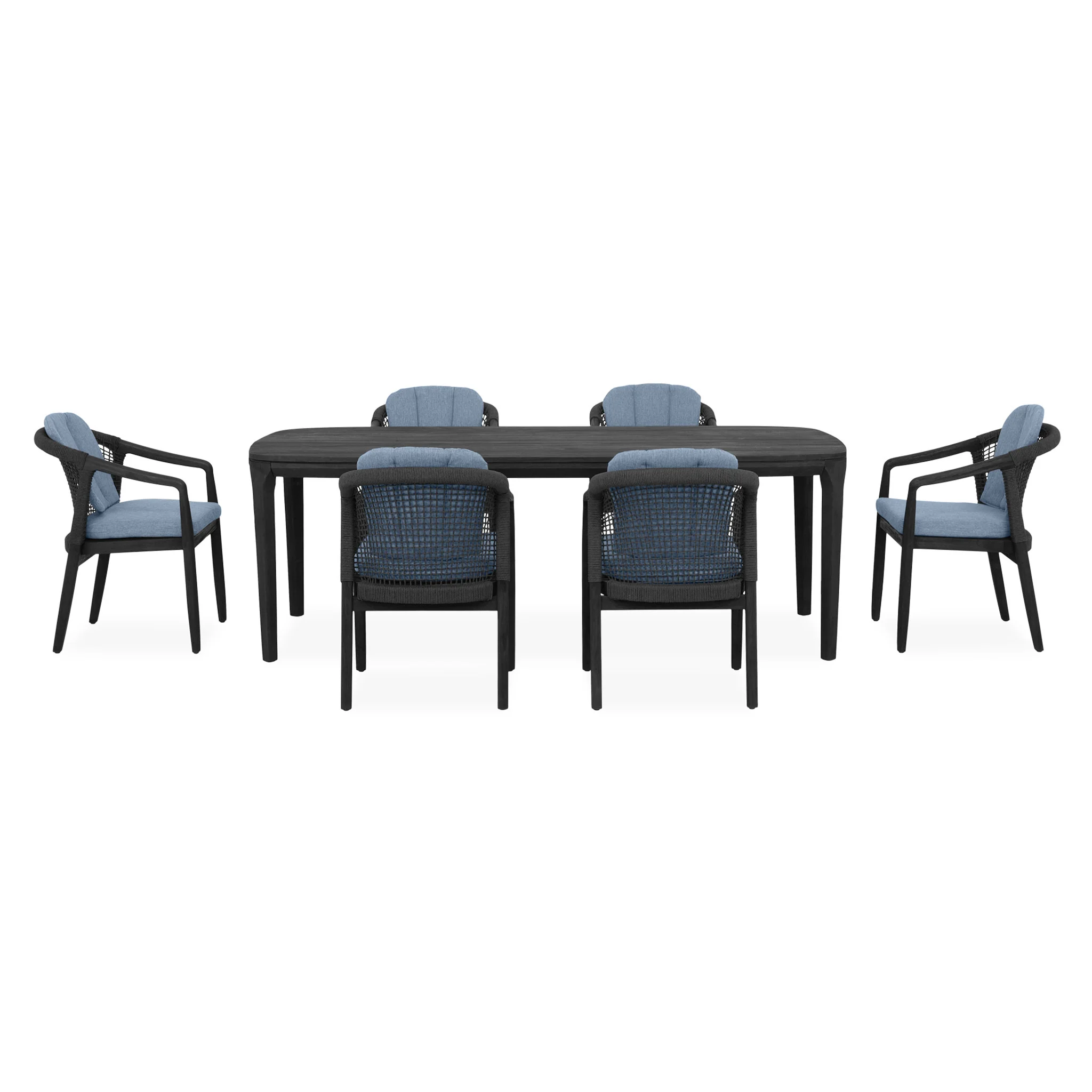 RIVERDALE Set mobilier terasă/grădină, 6 scaune și masă - Image 38