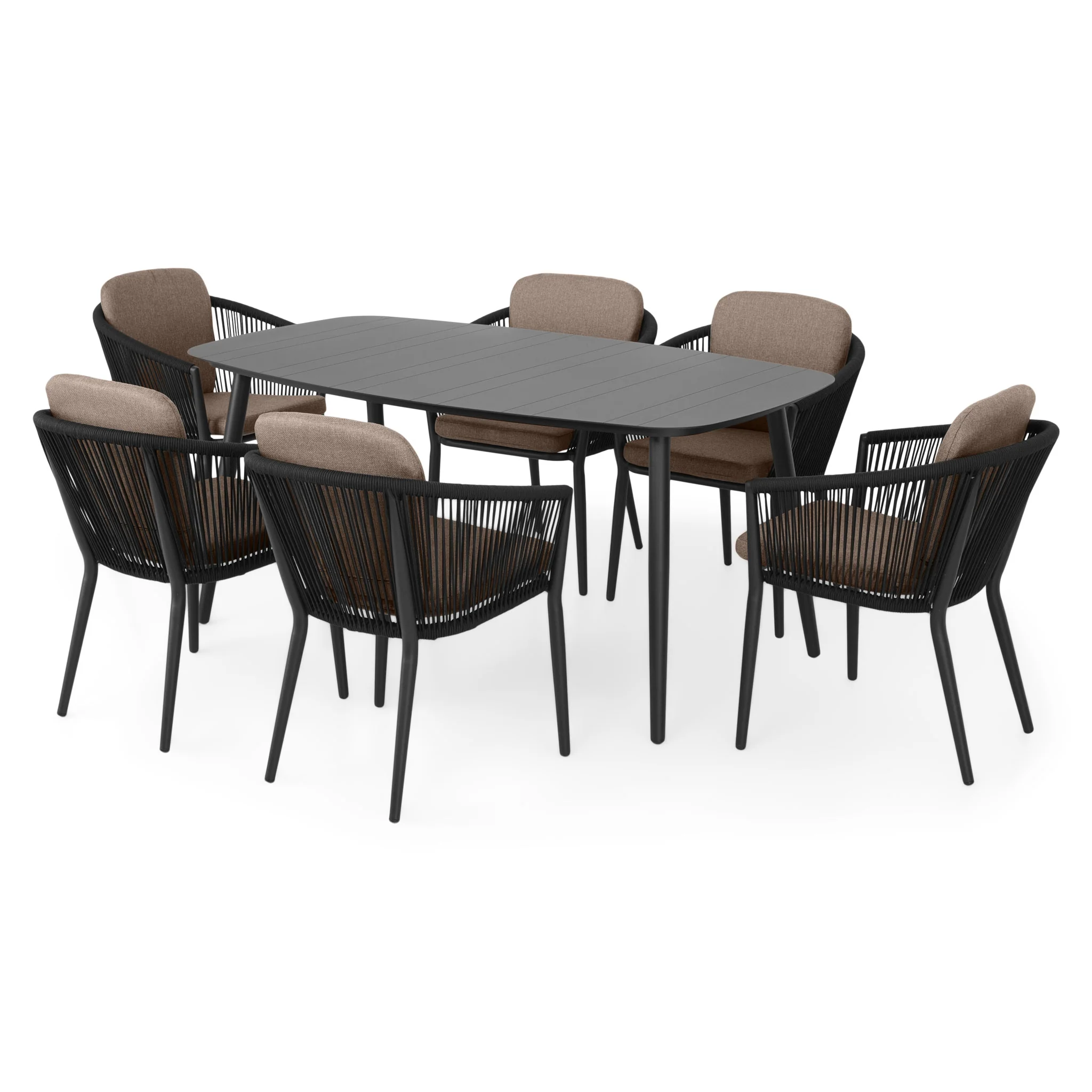 ORSO Set mobilier terasă/grădină, 6 scaune și masă - Image 33